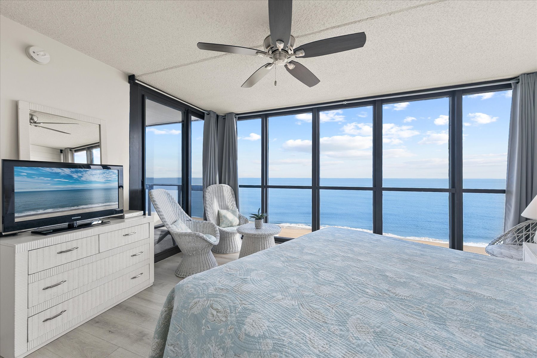 Slip outside to the connected Balcony.