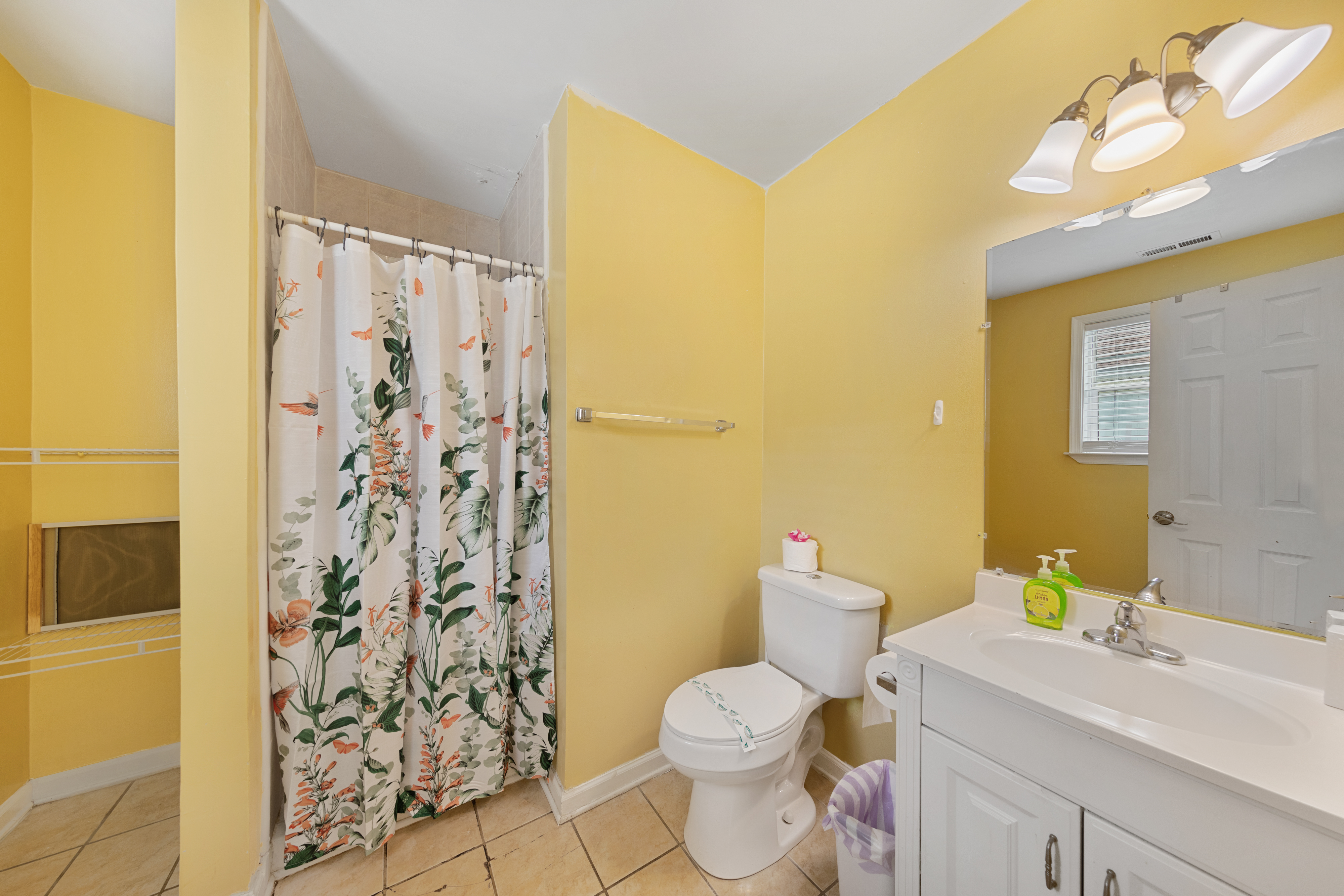 Full size Primary Bath with walk-in shower.