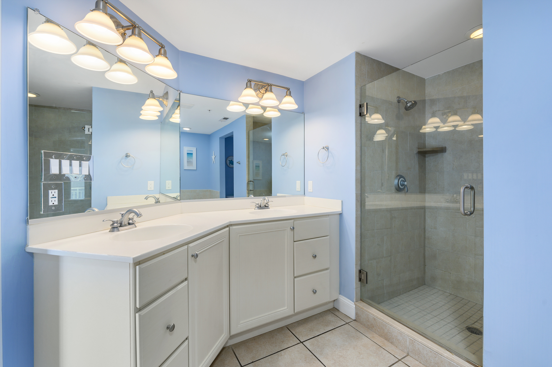 Getting ready will be a Breeze with large mirror and counter space in the Primary Bath