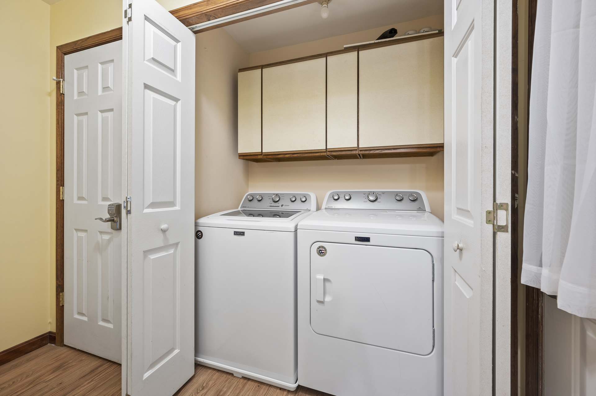 Full Size Washer and Dryer will come in handy!