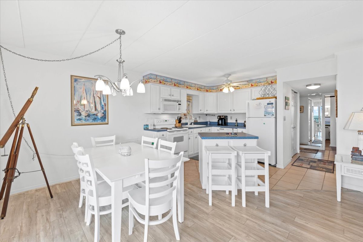 Enjoy a Home Cooked meal or Family Game Night at the Dining Table.