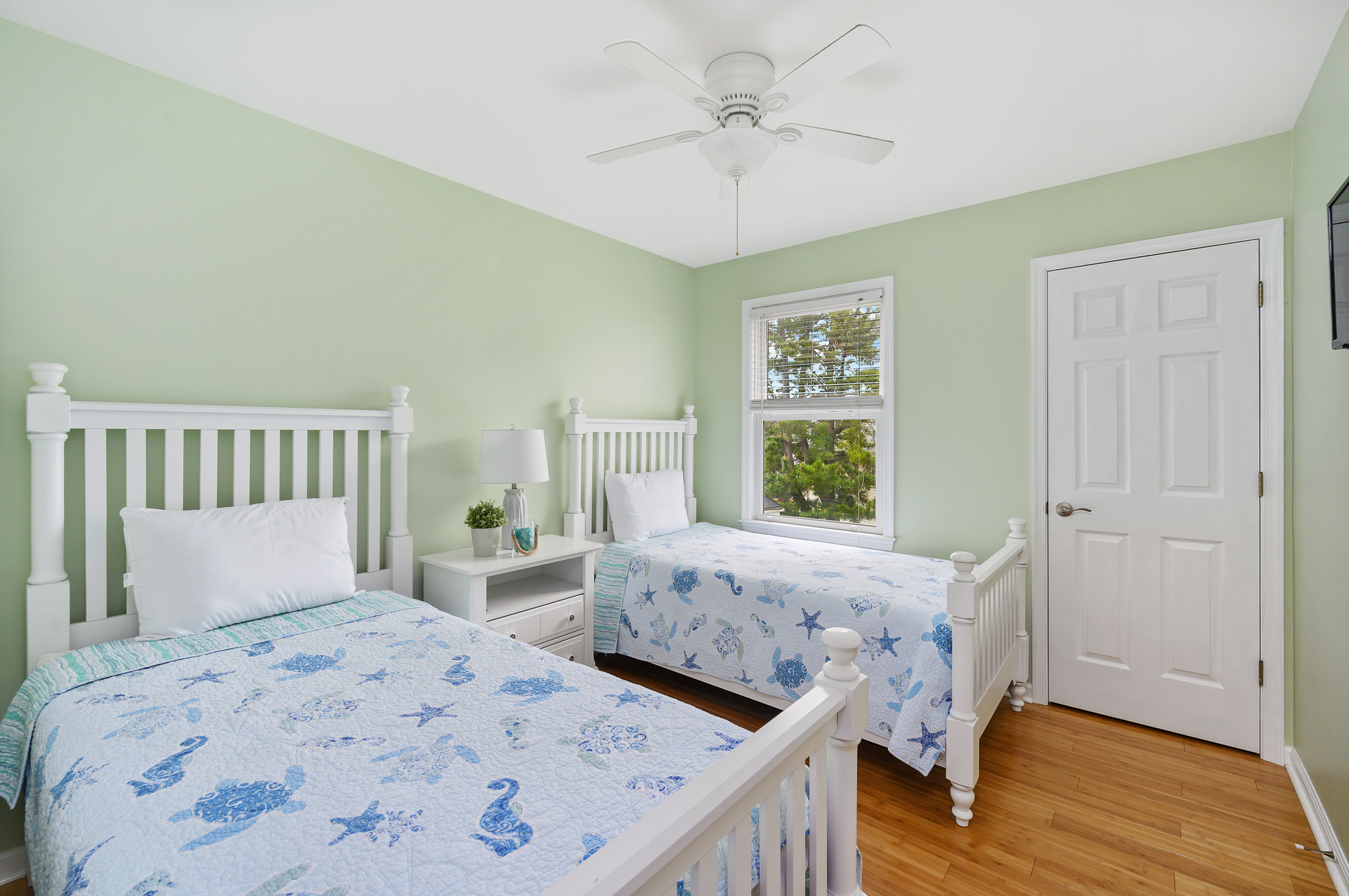 Bedroom 3 features two Twin beds, perfect for the kids!