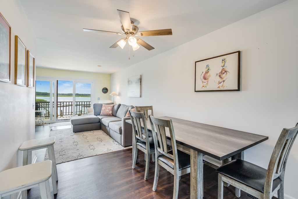 Dine indoors in the comfort of the AC....