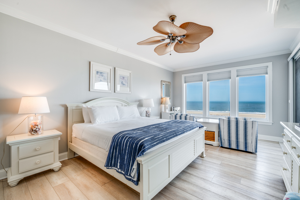 The Luxurious Primary Bedroom is sure to be a quiet retreat