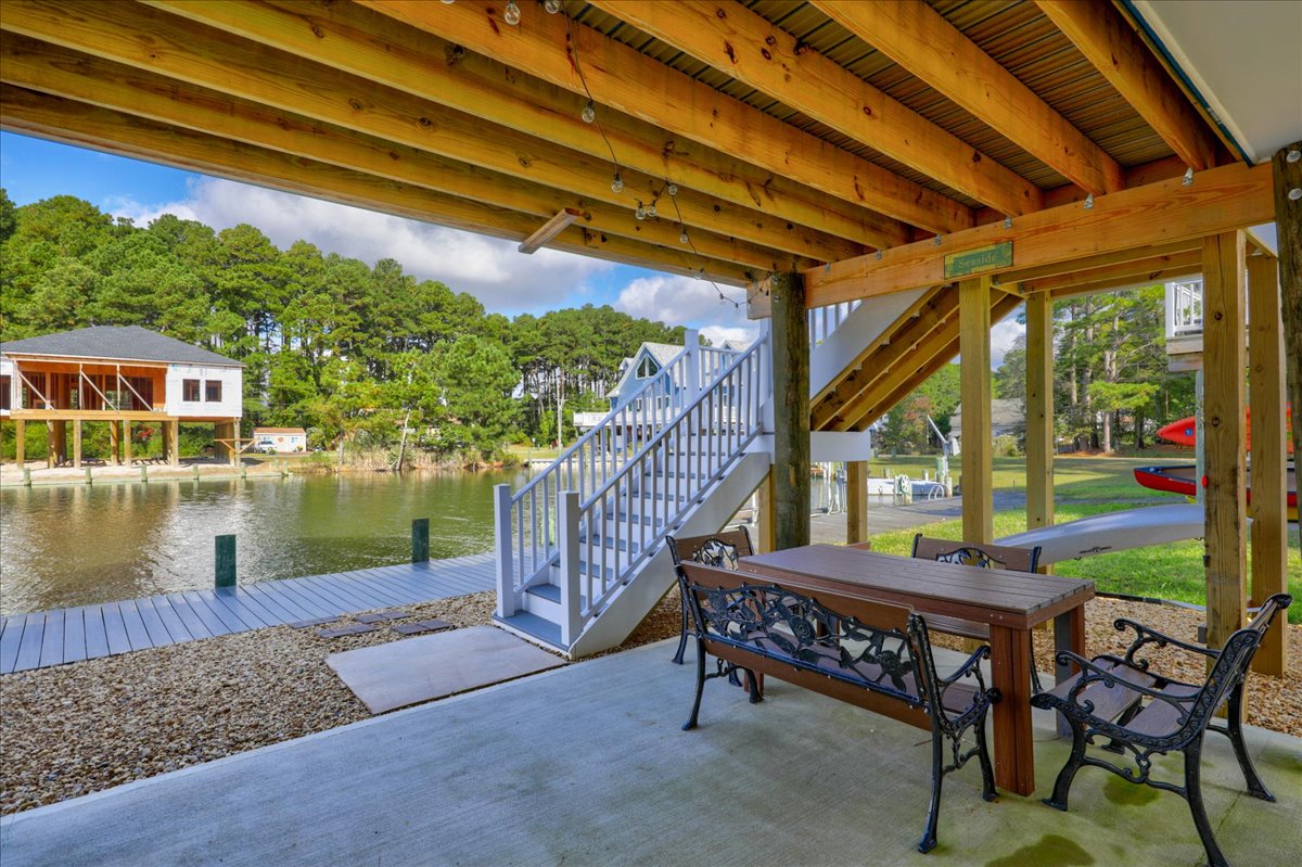 TWO places to dine Outdoors on the Water!