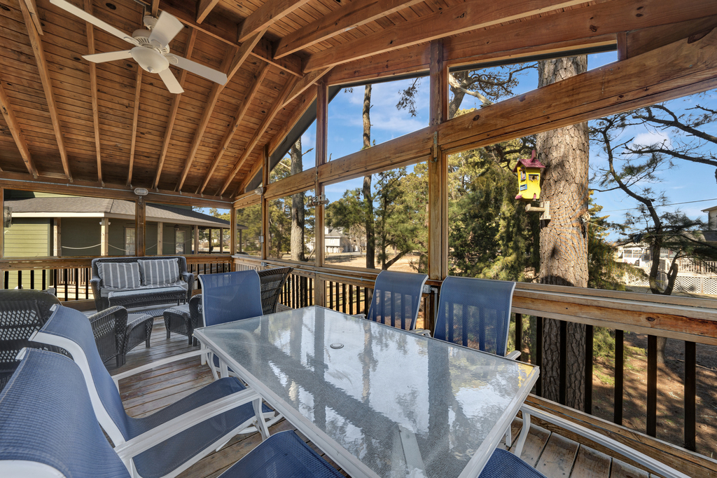 You'll never want to leave this fabulous Porch!