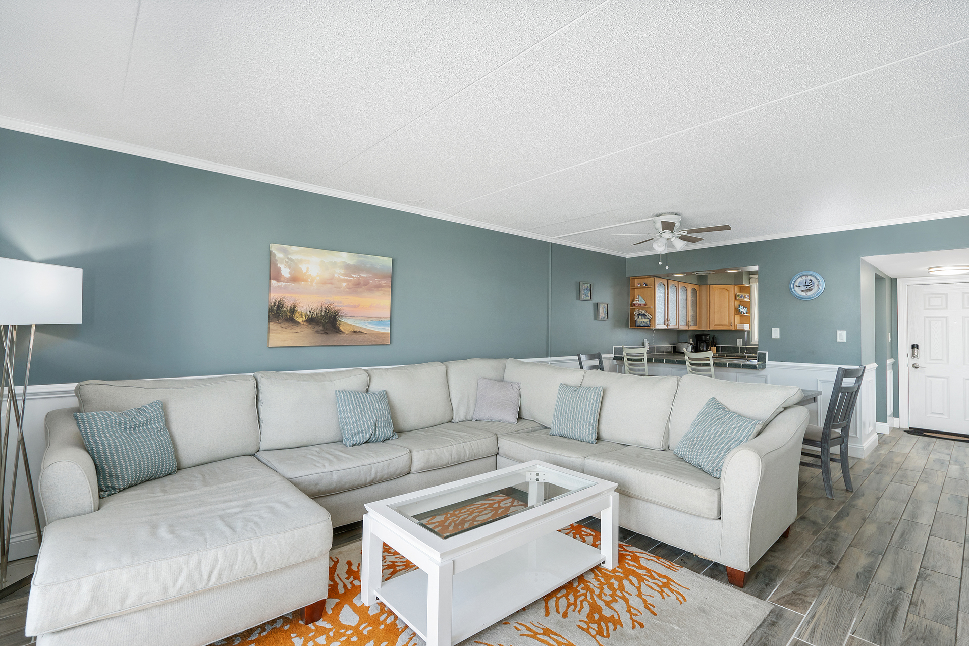 The Cozy Wrap Around Sofa is perfect for the whole family to reconnect!