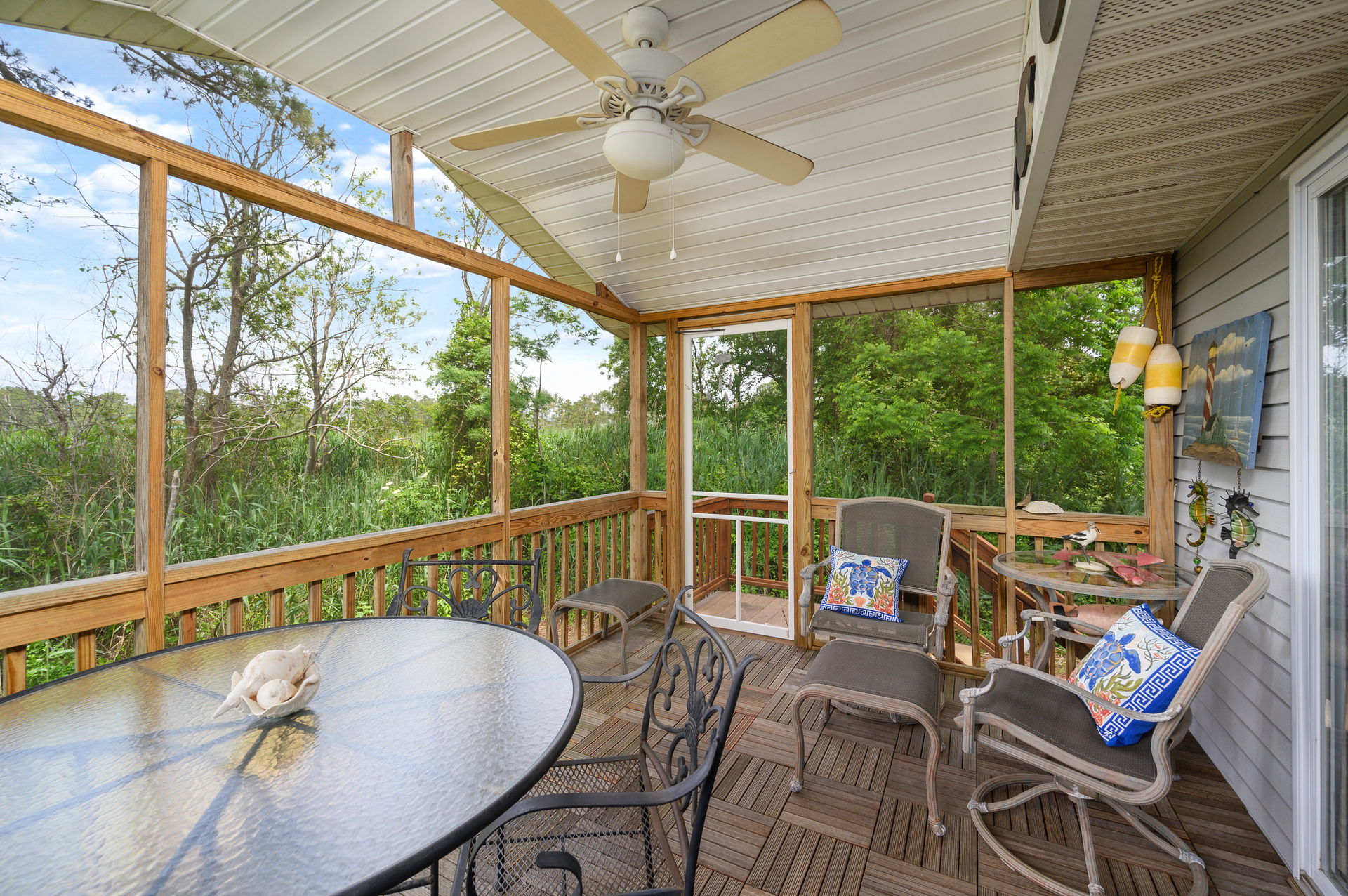 Kick back and share stories of the day's adventures.