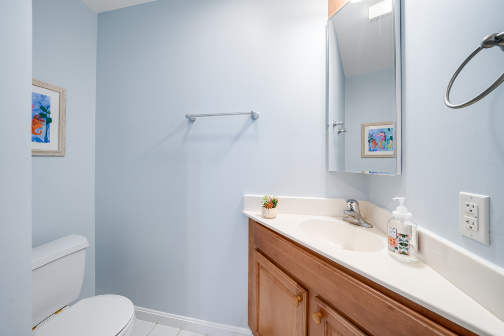 Convenient Half Bath just off Living Area.