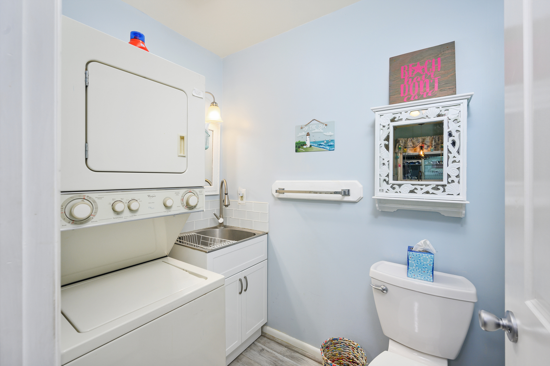 Half Bath and Laundry on 1st Level.