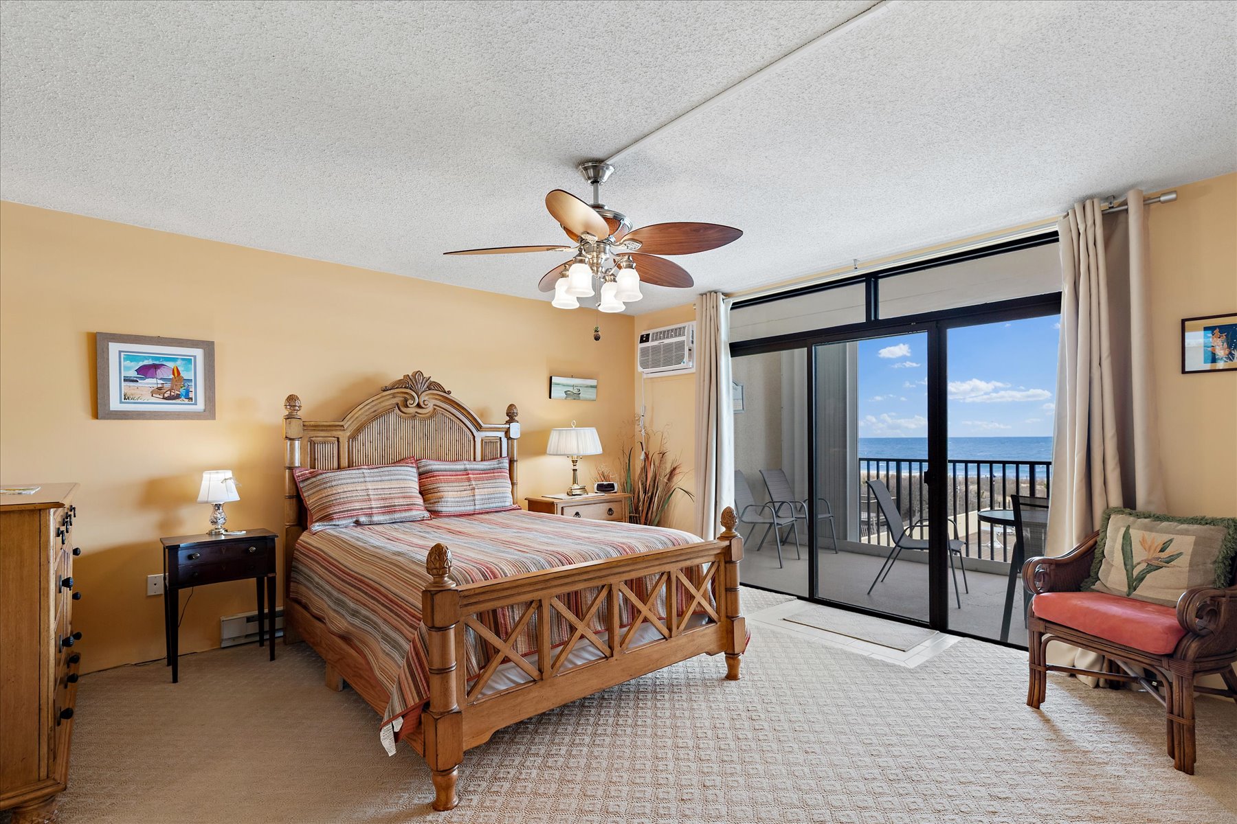 Balcony access to enjoy the fresh air or watch the Sunrise in Bed!