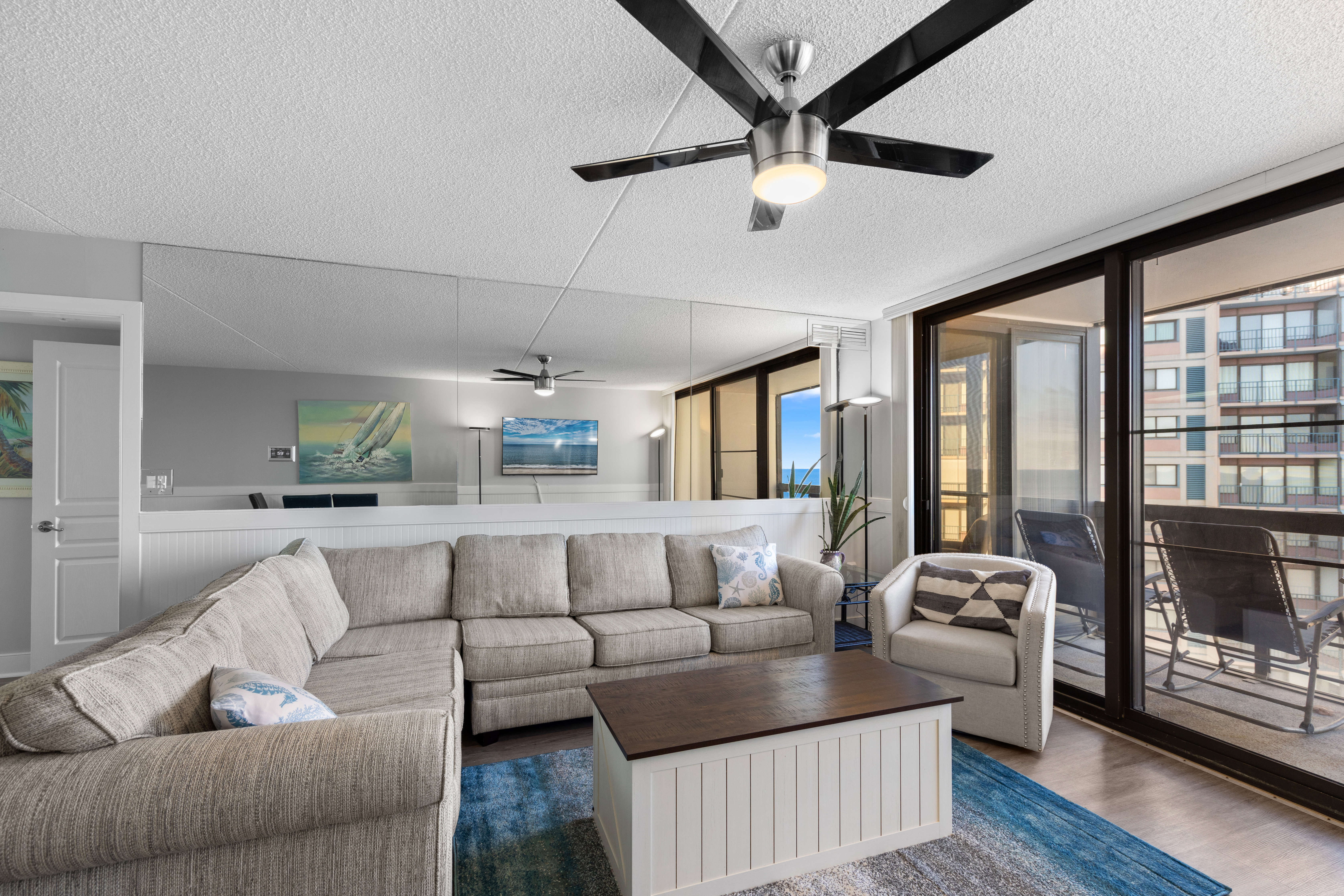 Perfect spot for family game night!