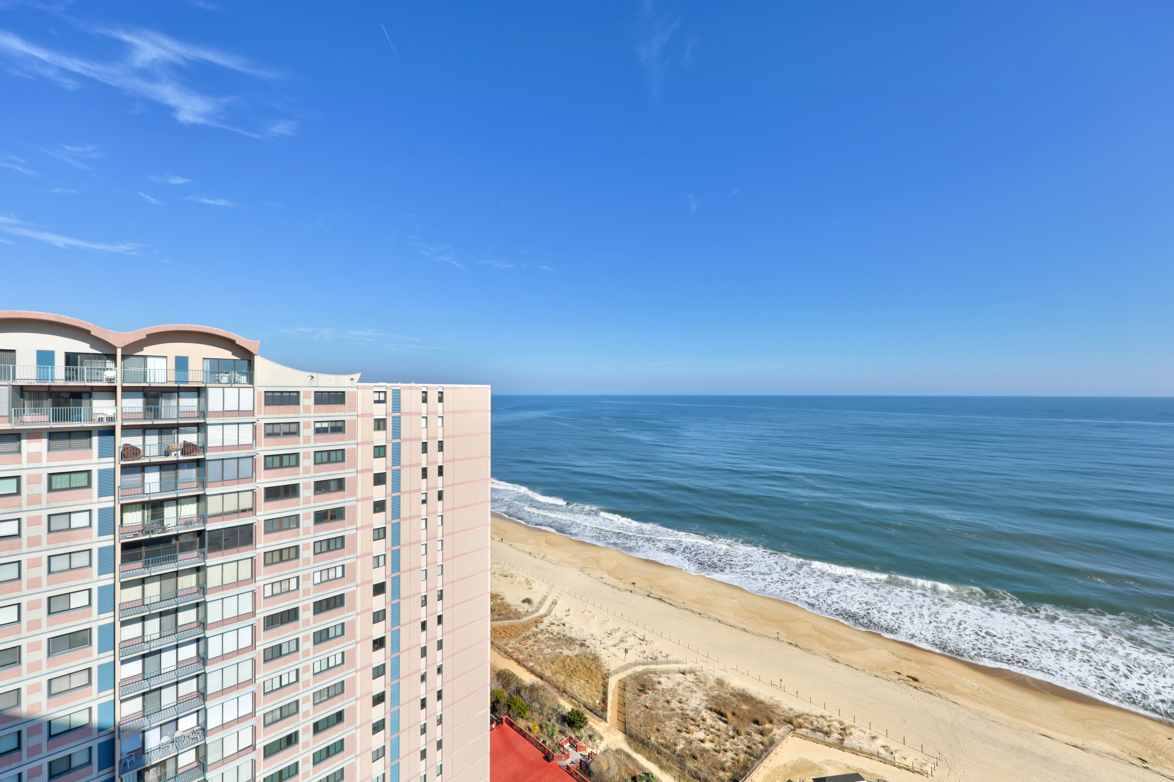 Check out the spectacular view of the ocean blue from your own personal balcony!