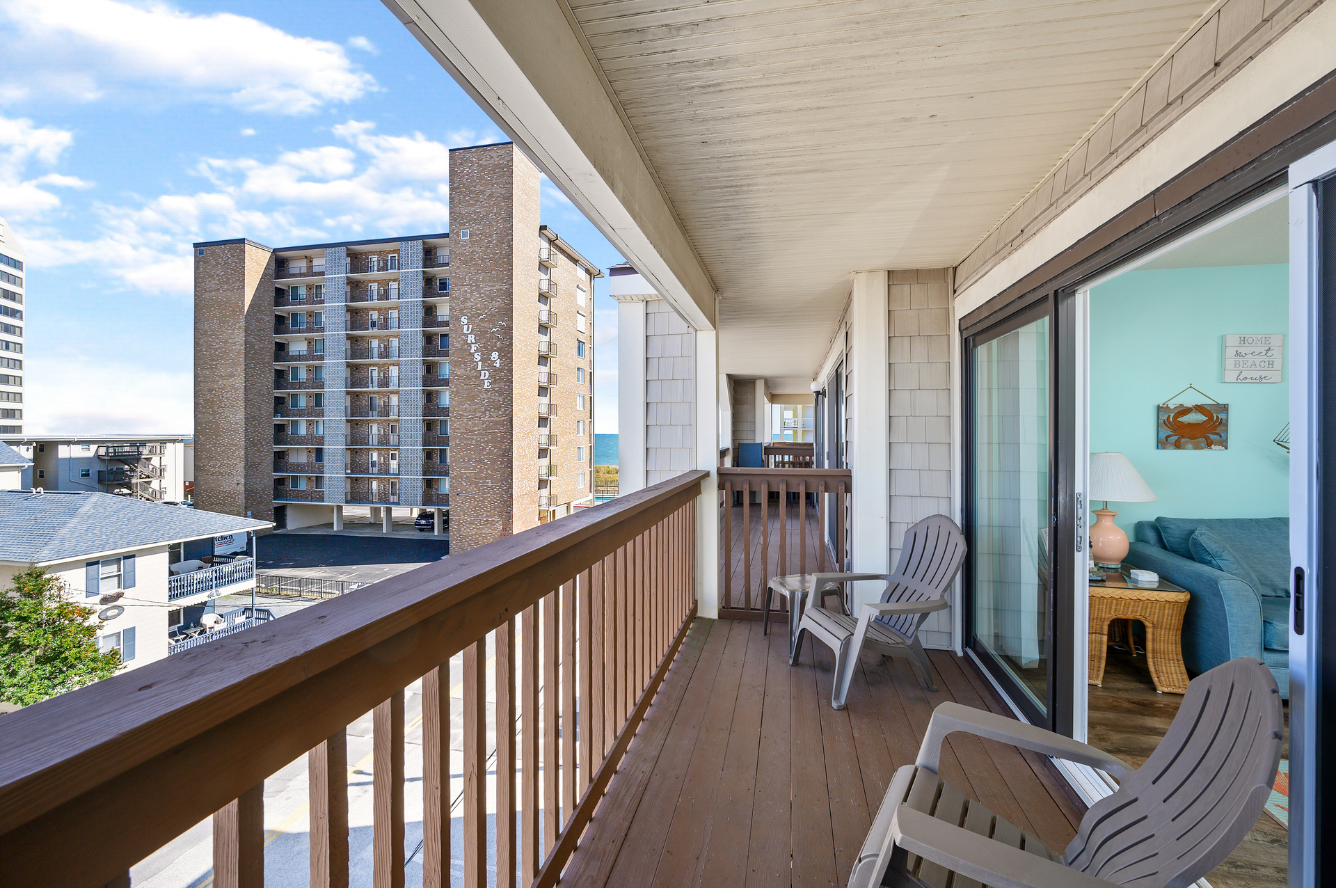 while you take in the salty and sweet ocean air!