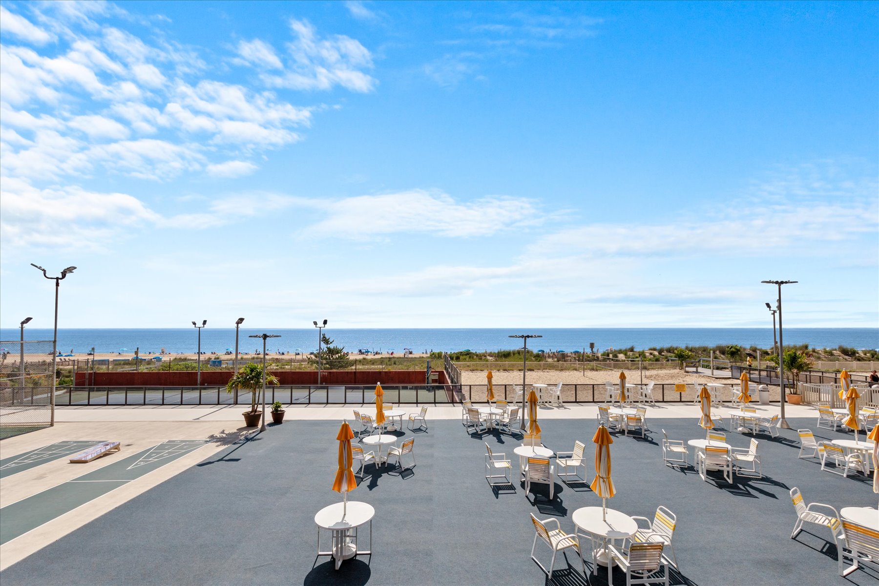 Enjoy lunch or a snack on the Deck.