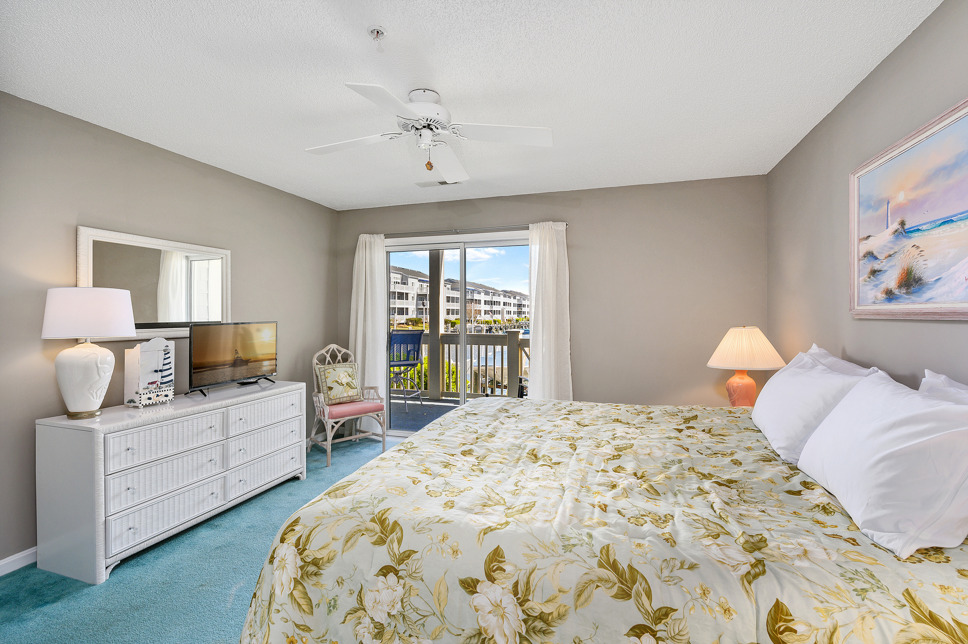 Slip out to the balcony and enjoy a glass of wine while the family slumbers