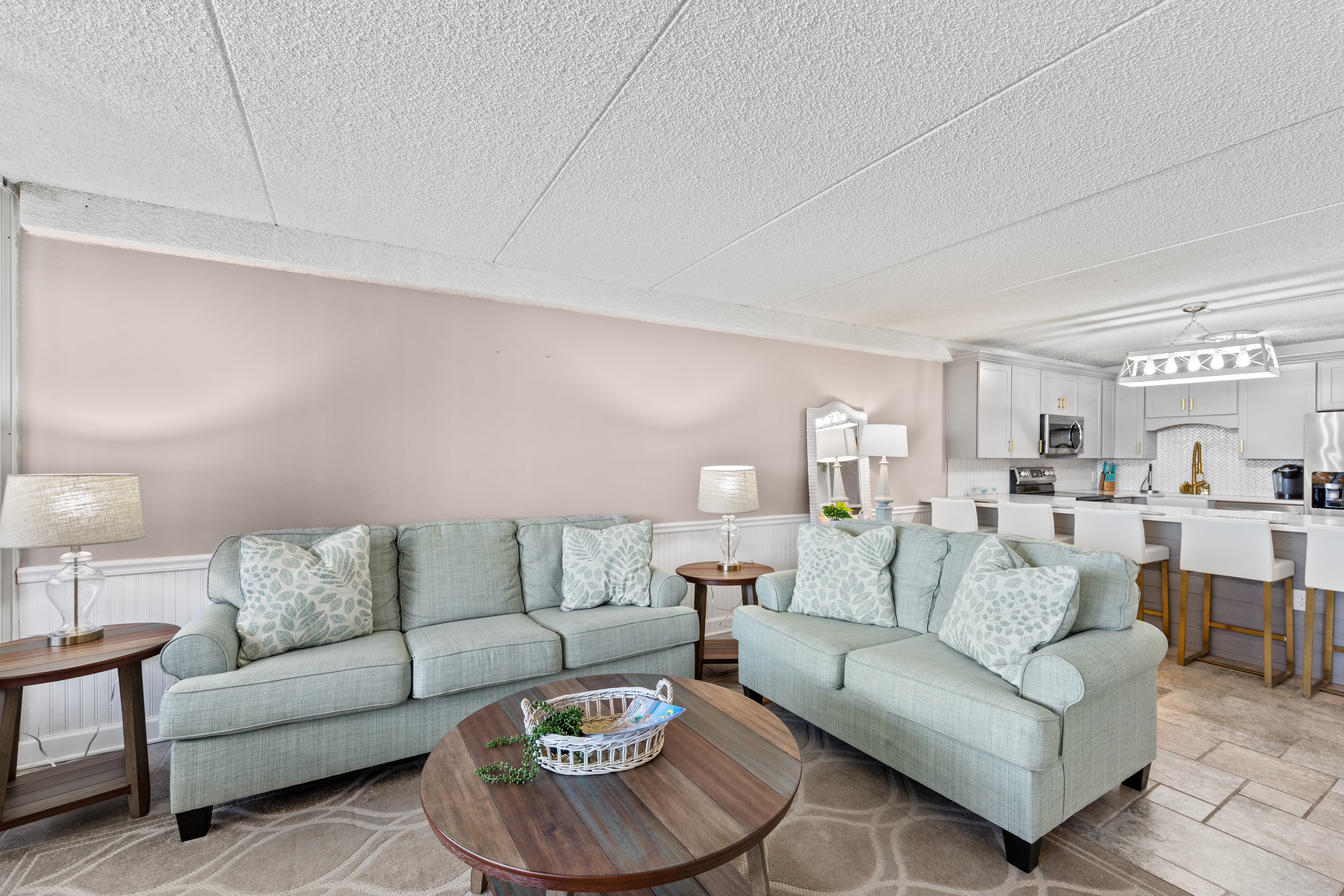 The perfect spot to settle into after a beautiful Beach day.