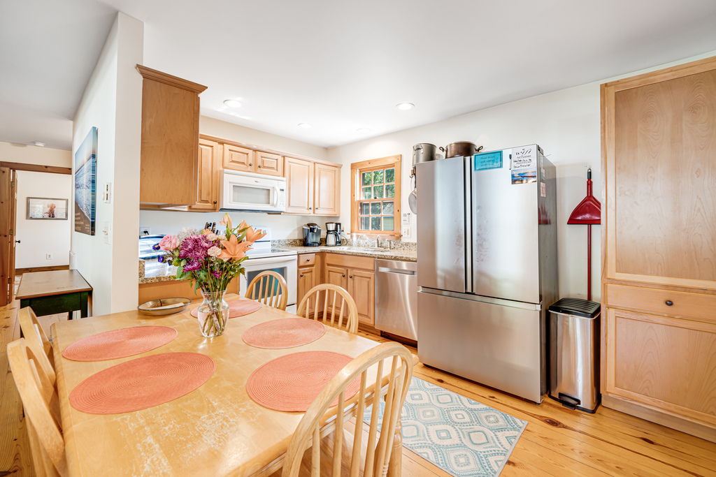 Between the Kitchen and Dining Area, there's plenty of seating for all!