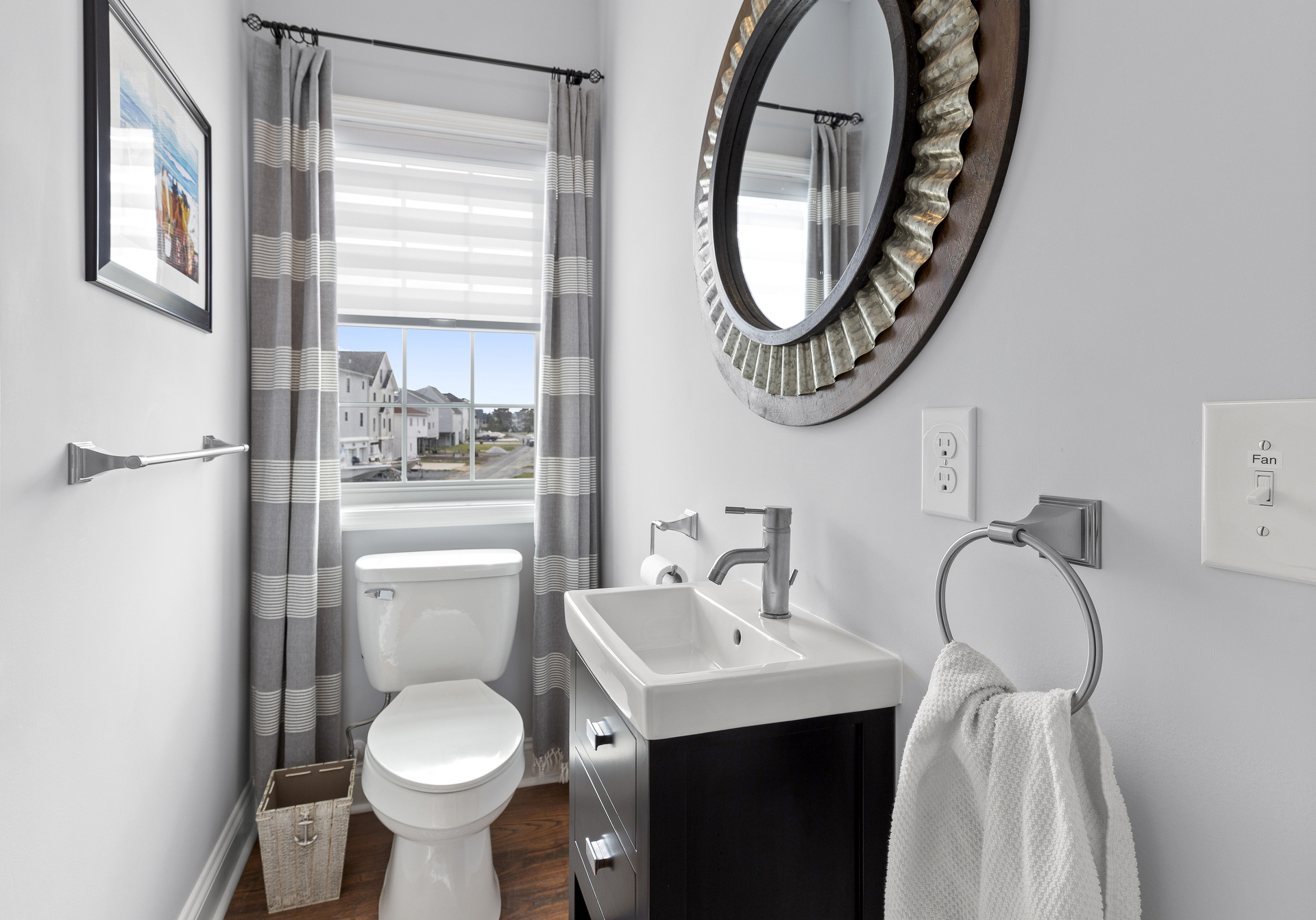 Convenient Half Bath on the 1st Floor.