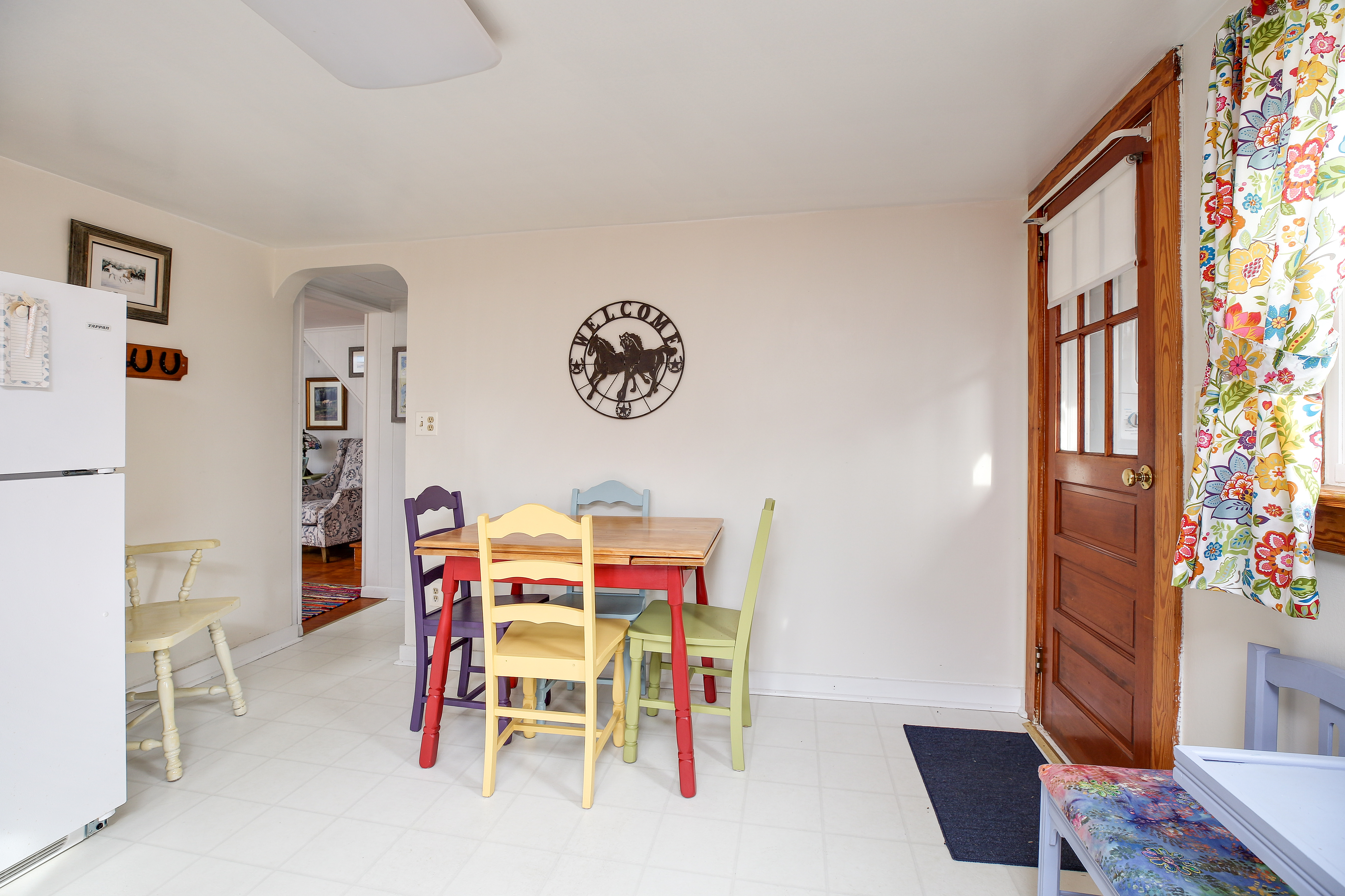 Bright, Colorful touches throughout make this a fun-filled family vacation.