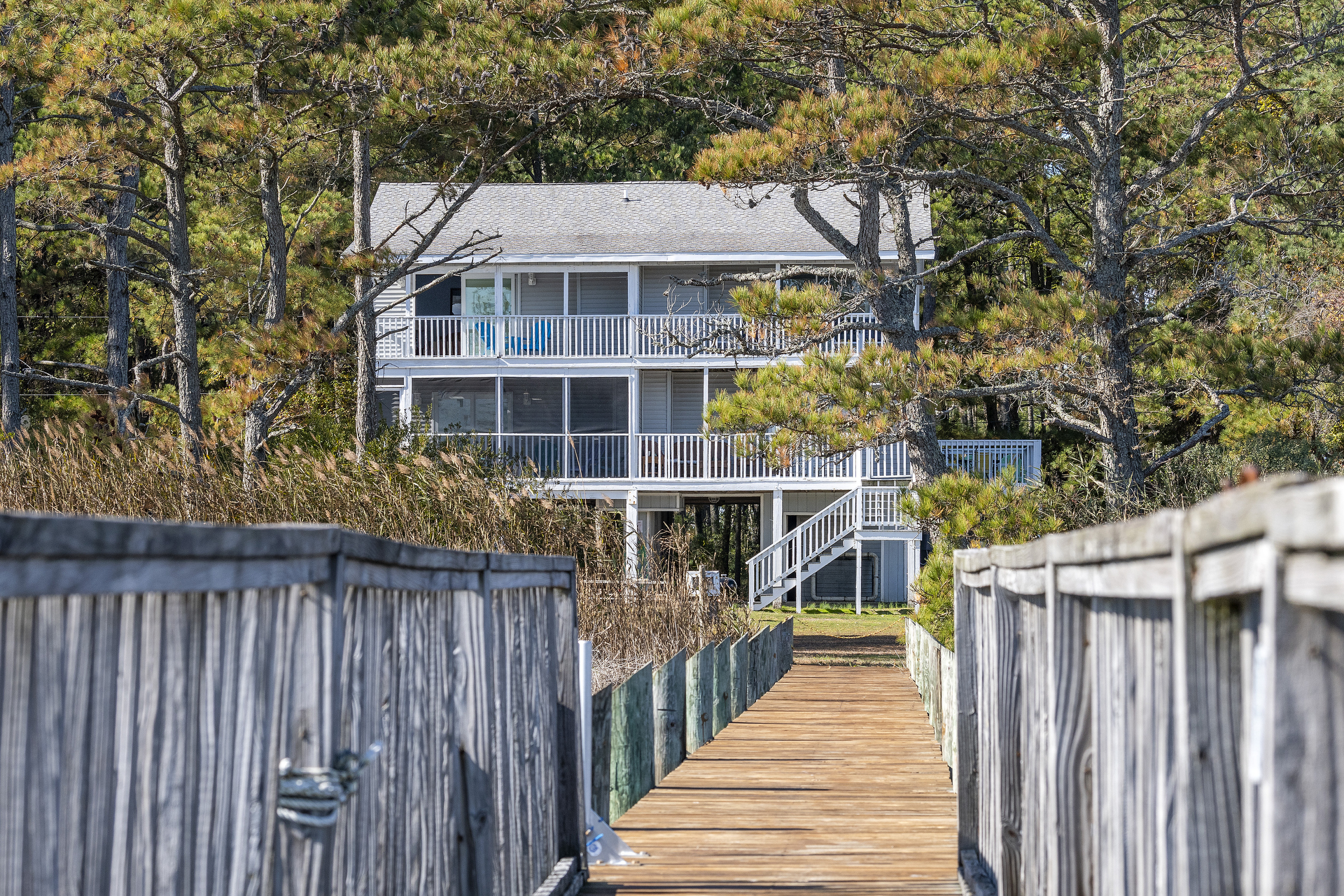 Fish & Crab from your private Dock - or launch your kayak and tie up your boat.