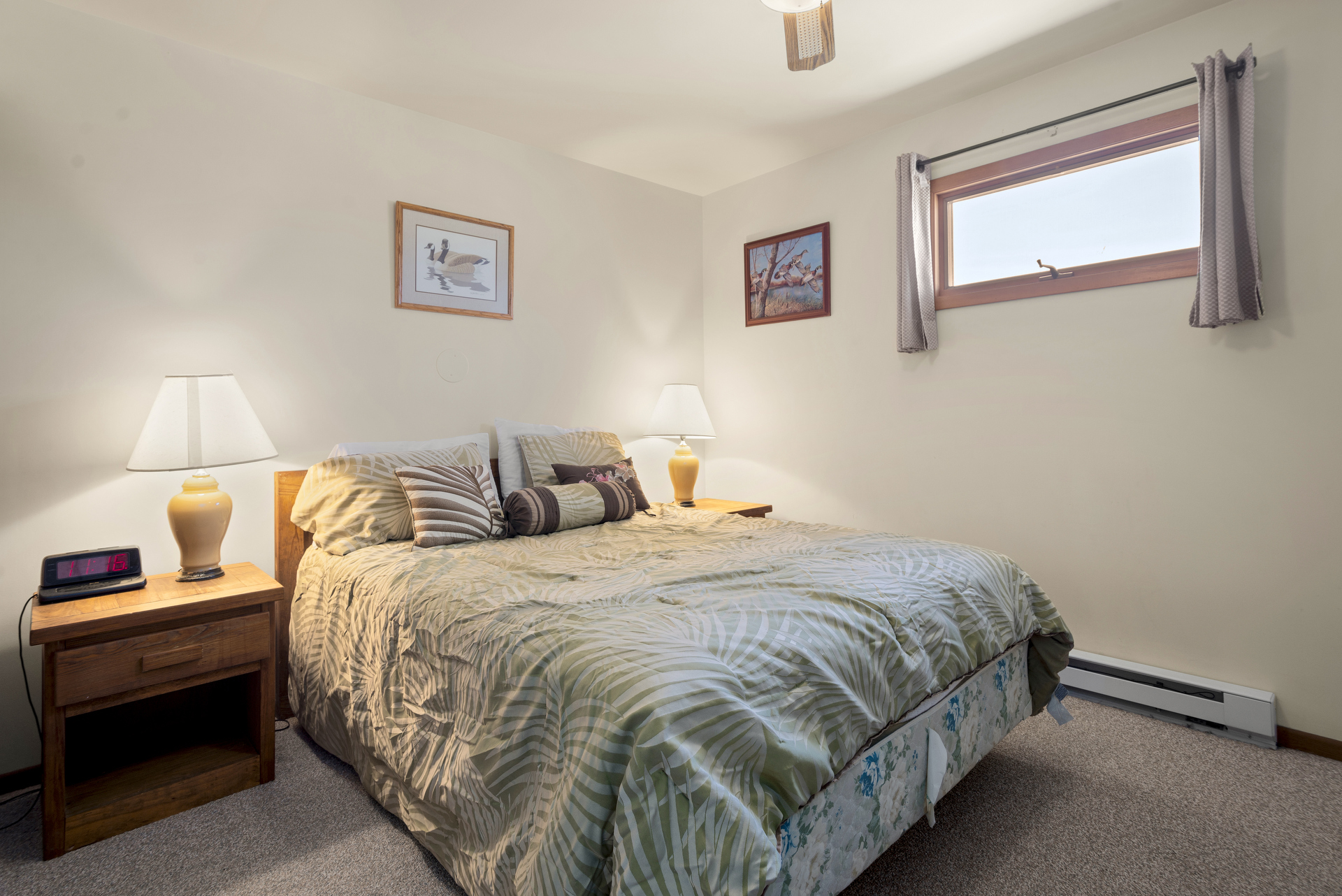 Updated Bedding and decor throughout.