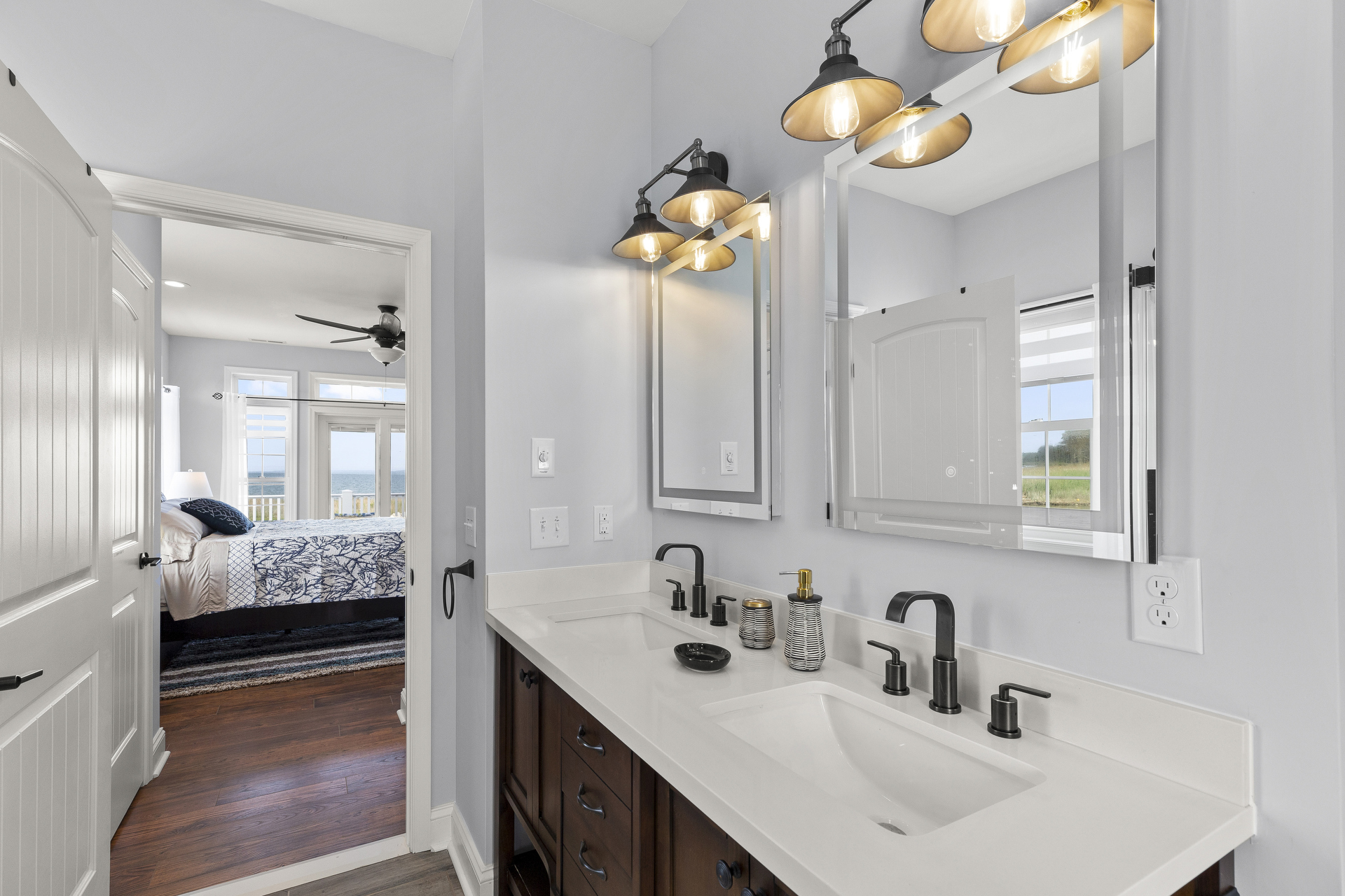 Even the Master Bath is spectacular.