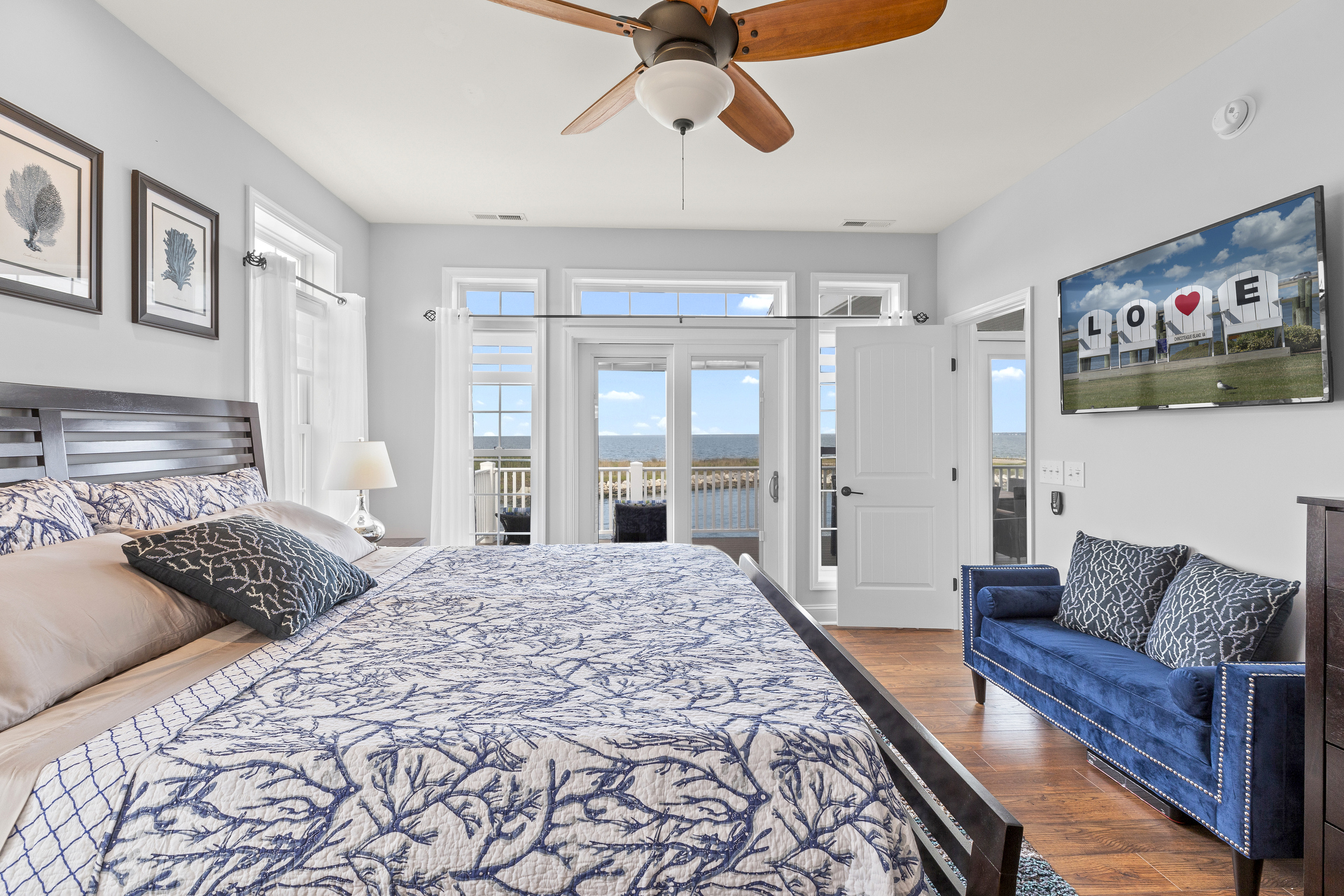 Private Balcony in the Master Bedroom.