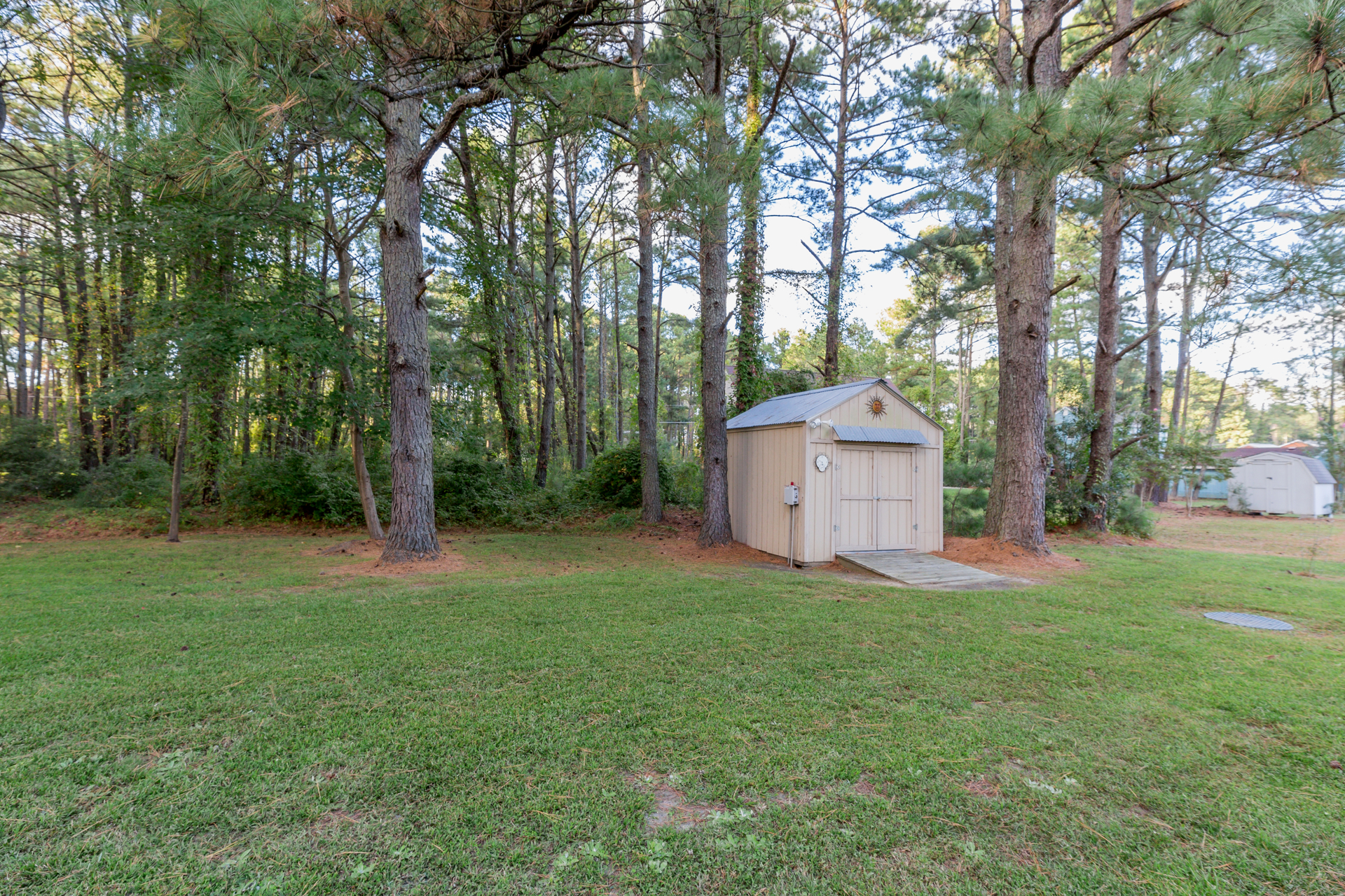 Lots of room to run, play, and catch Lightning Bugs in the huge Backyard - even a Guest Shed.