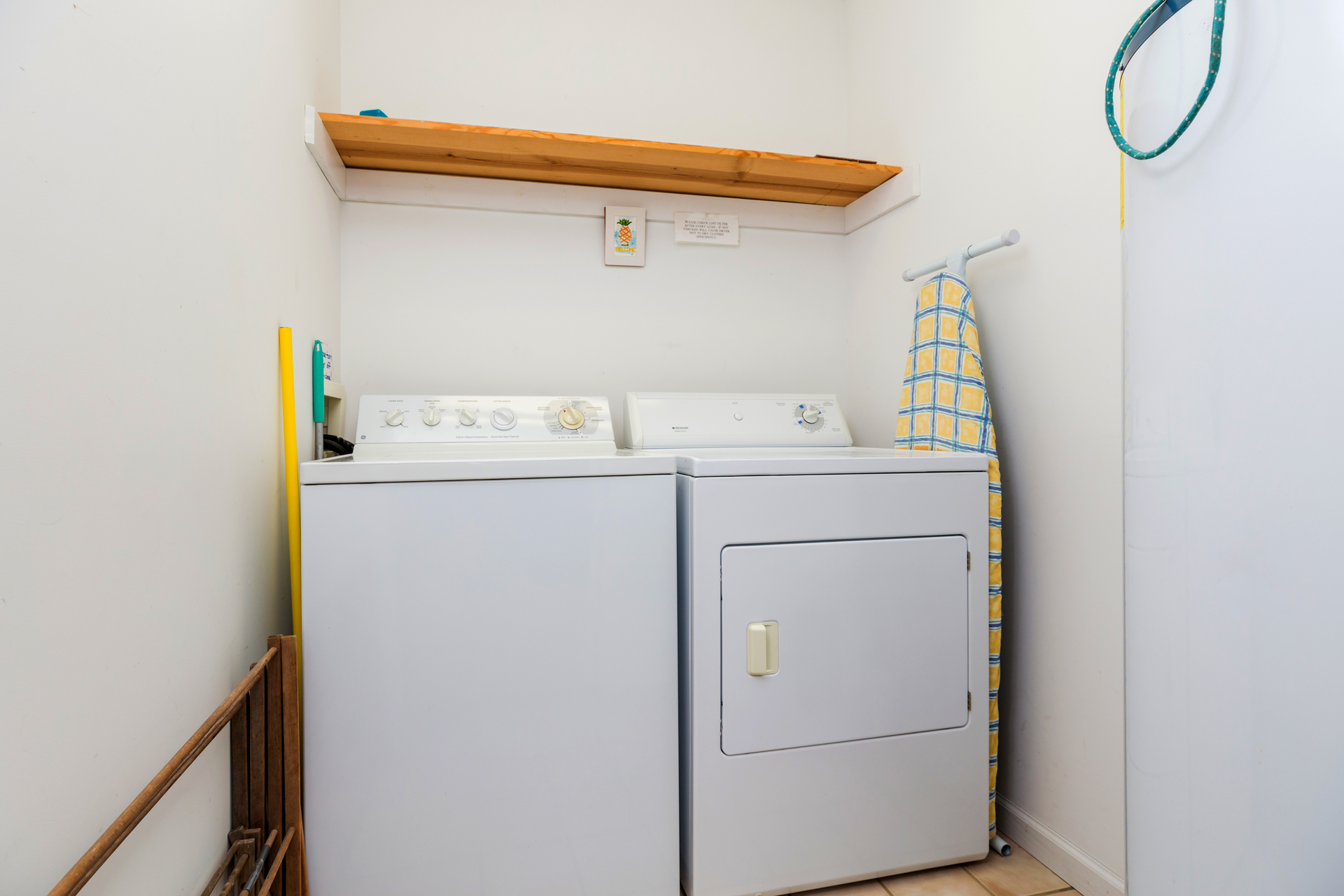The Laundry Room is conveniently located upstairs.