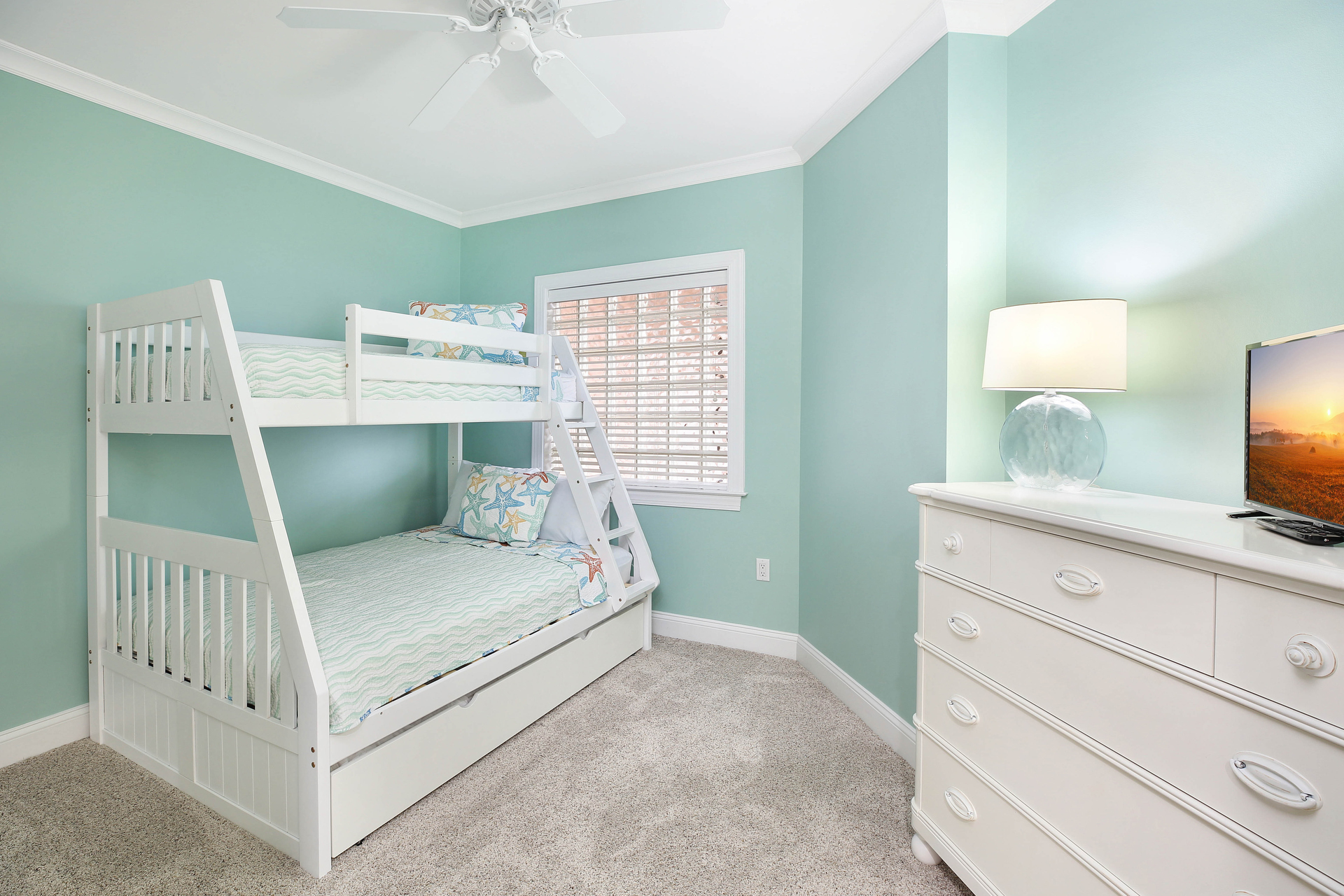 A great room for the Kids - there`s even a Flat Screen TV when some down-time is needed.