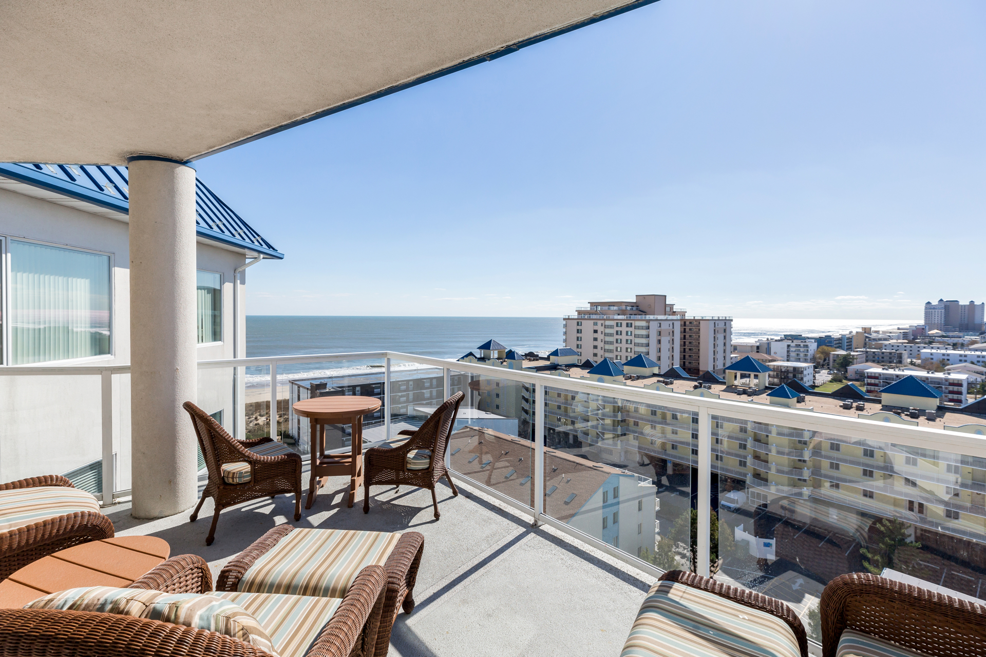 Sweeping Views of the Ocean and Bay from your Private Balcony.