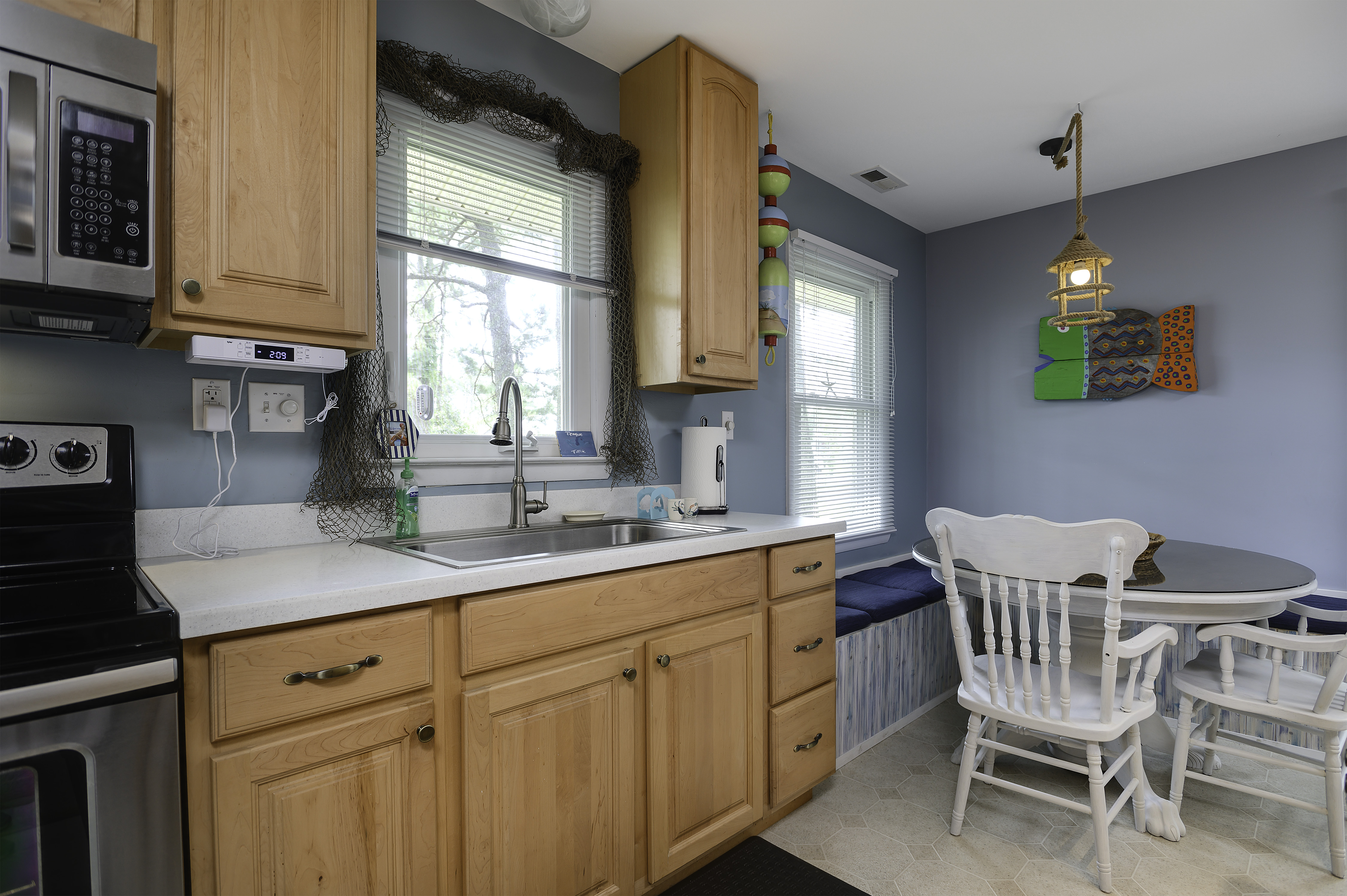 You`ll love the Nautical Touches throughout this Cozy Cottage.