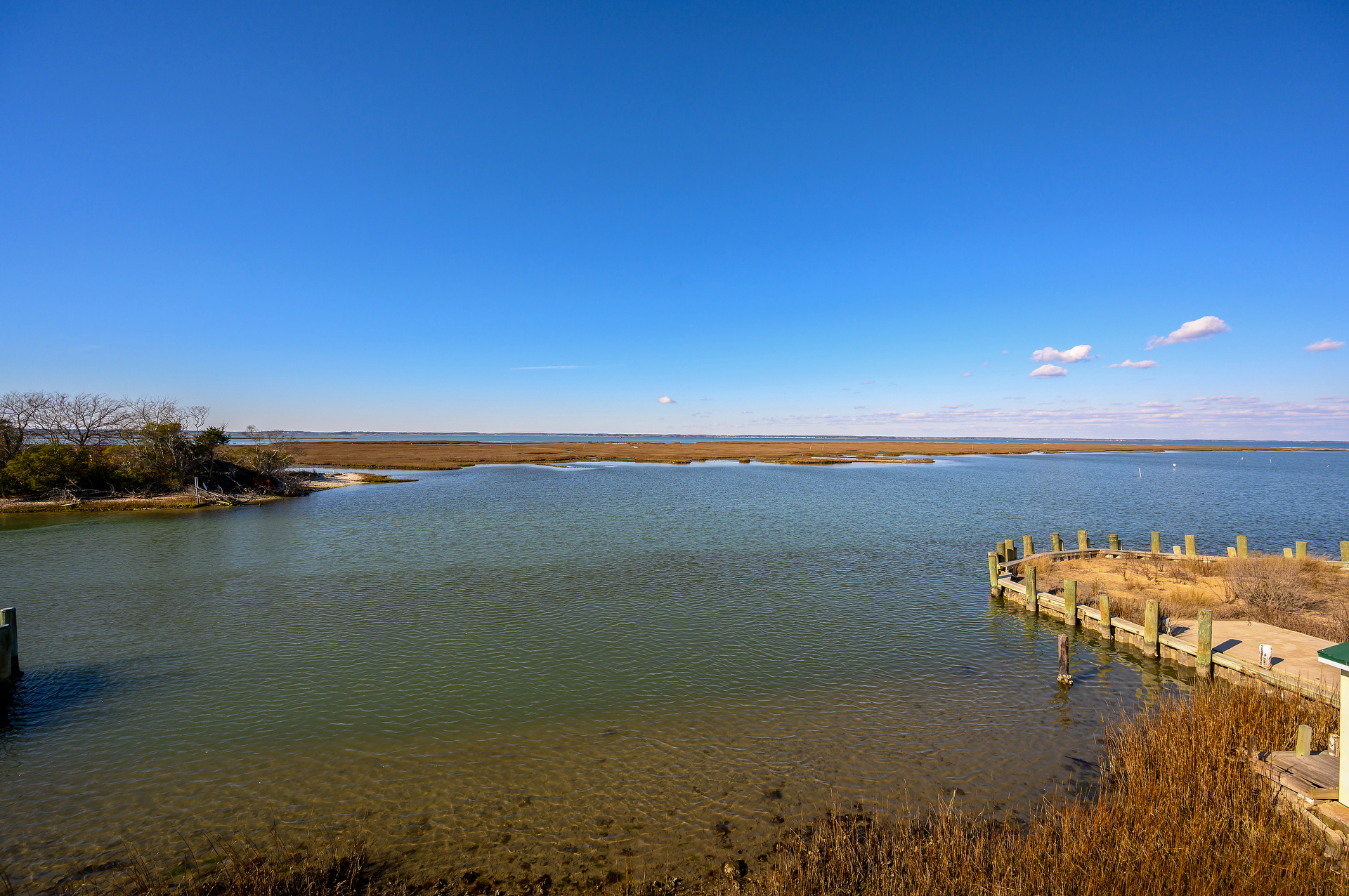 Looking to the right from the Deck.