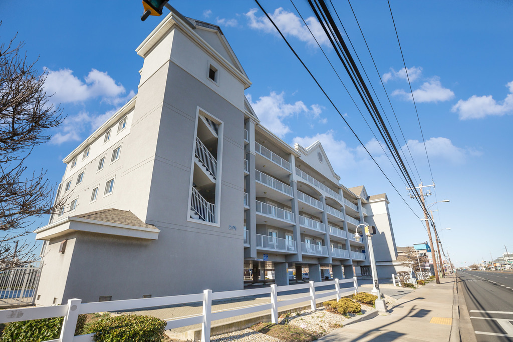 The Beach is just across the street with cross walk access right here.
