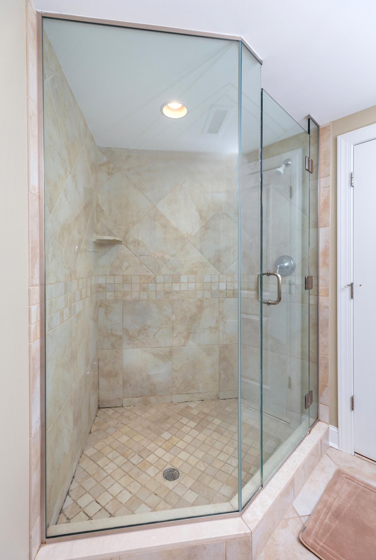 Another huge Glass Walk-in Shower in Junior Primary Bath.