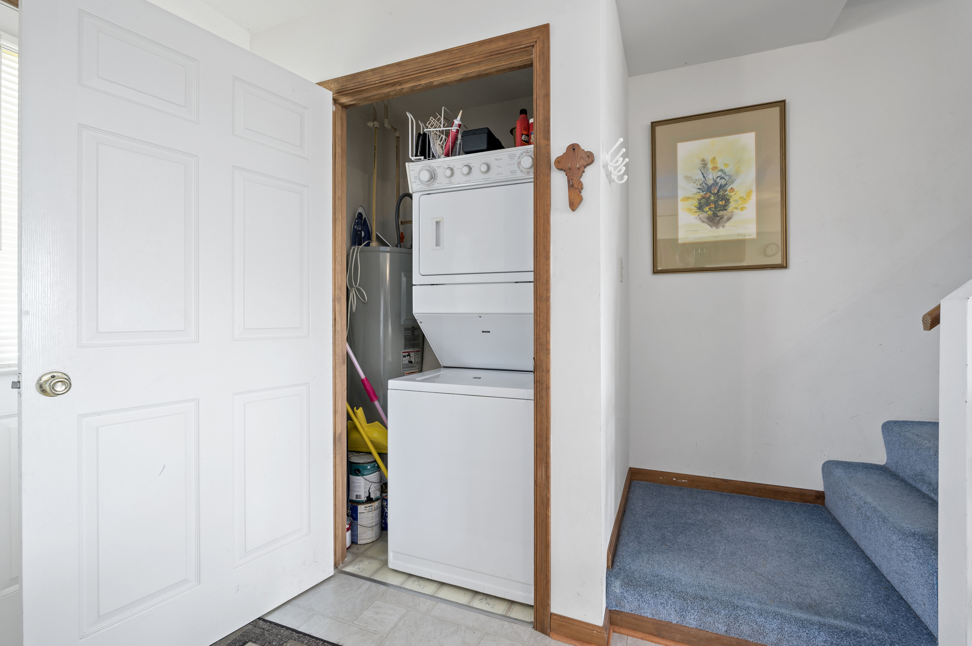 Convenient Washer & Dryer will come in handy....