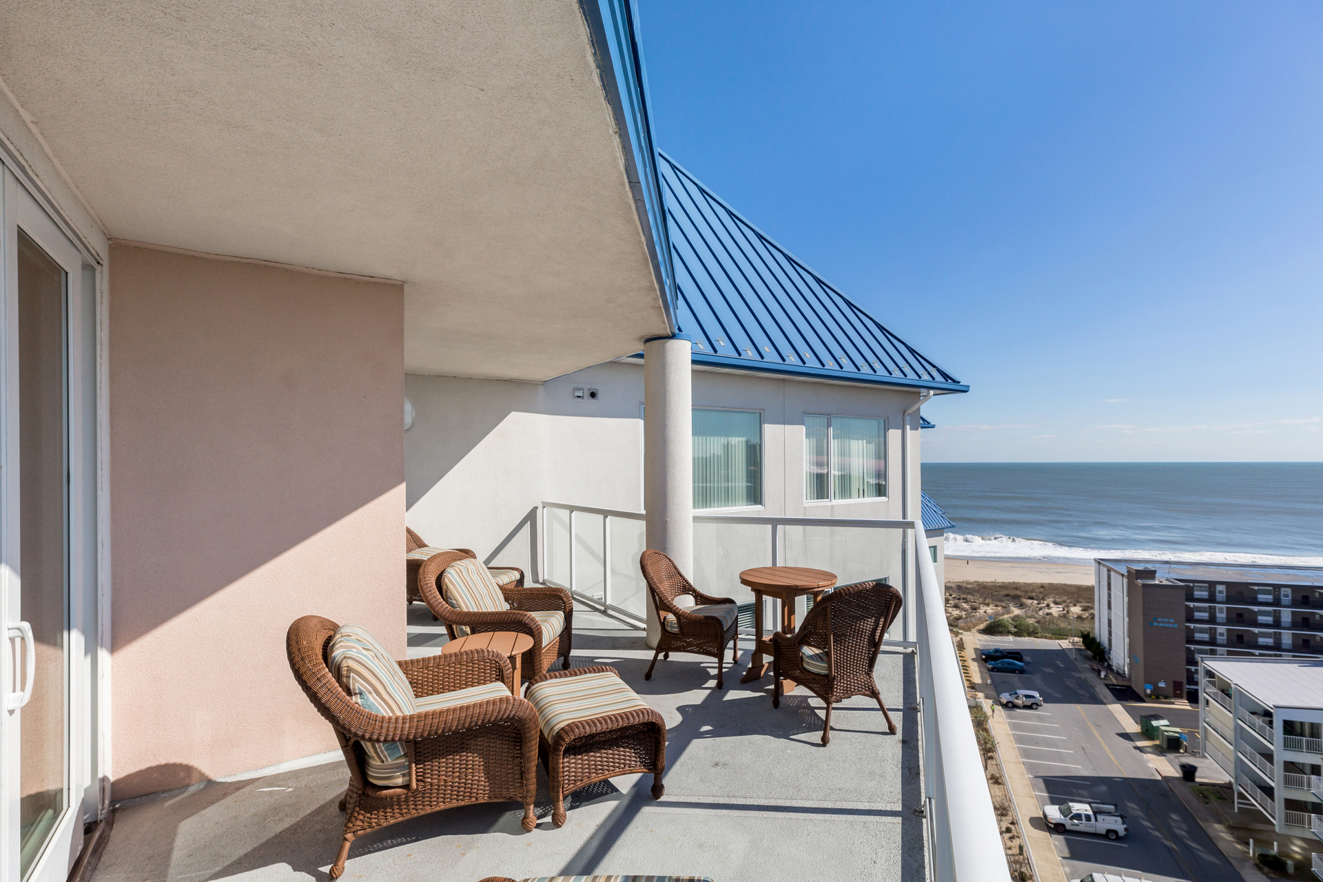 Hear the waves crash on the Beach and watch the dolphins play.