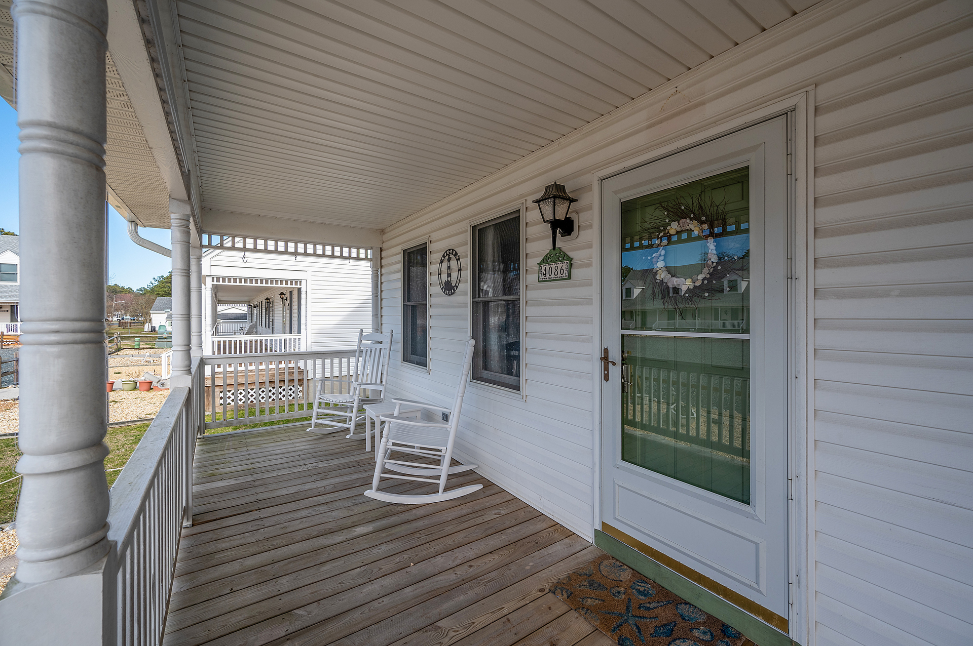 Sip Sweet Tea in the shade on the charming Front Porch.