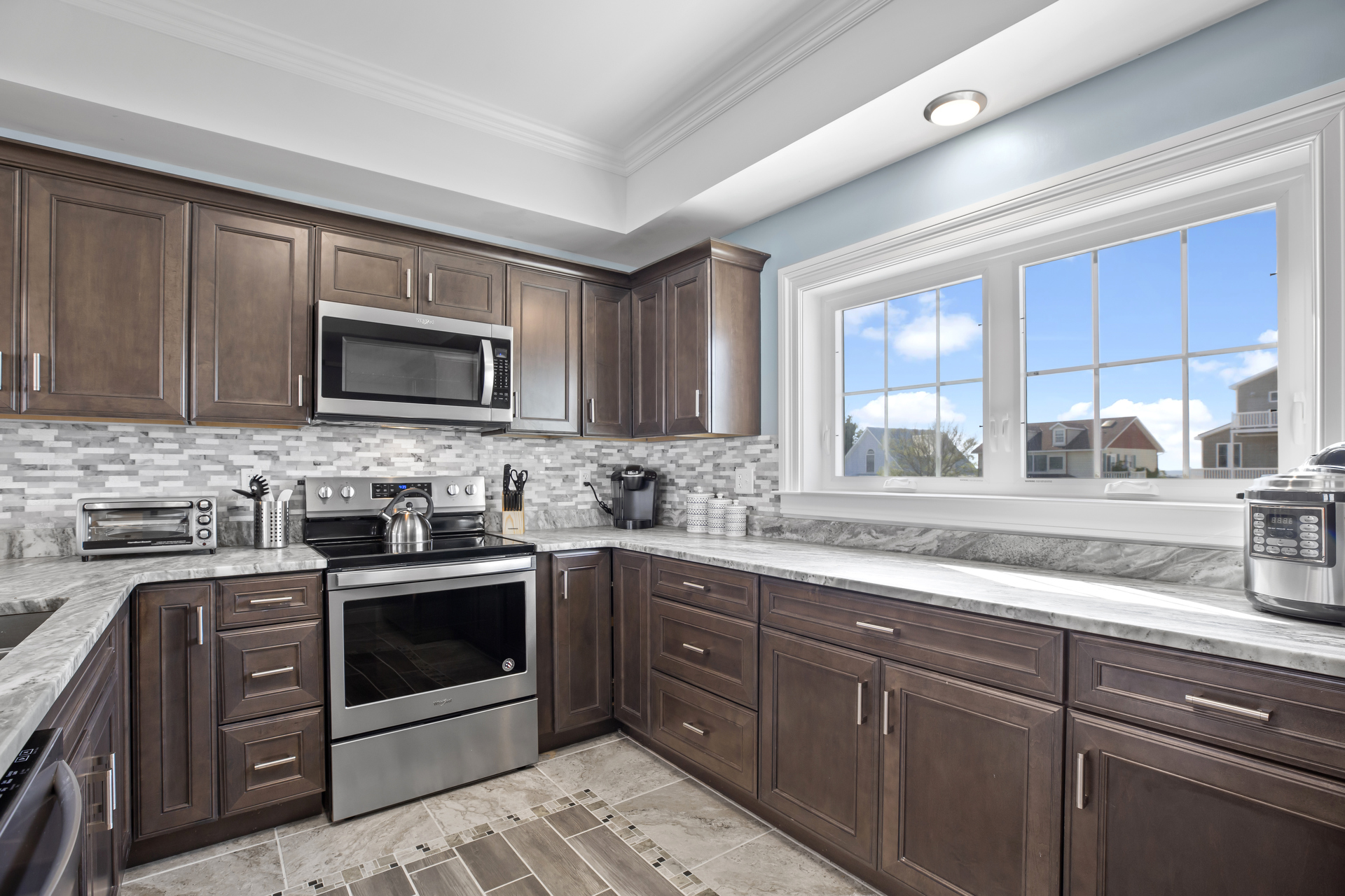 There are even views from the Kitchen window!