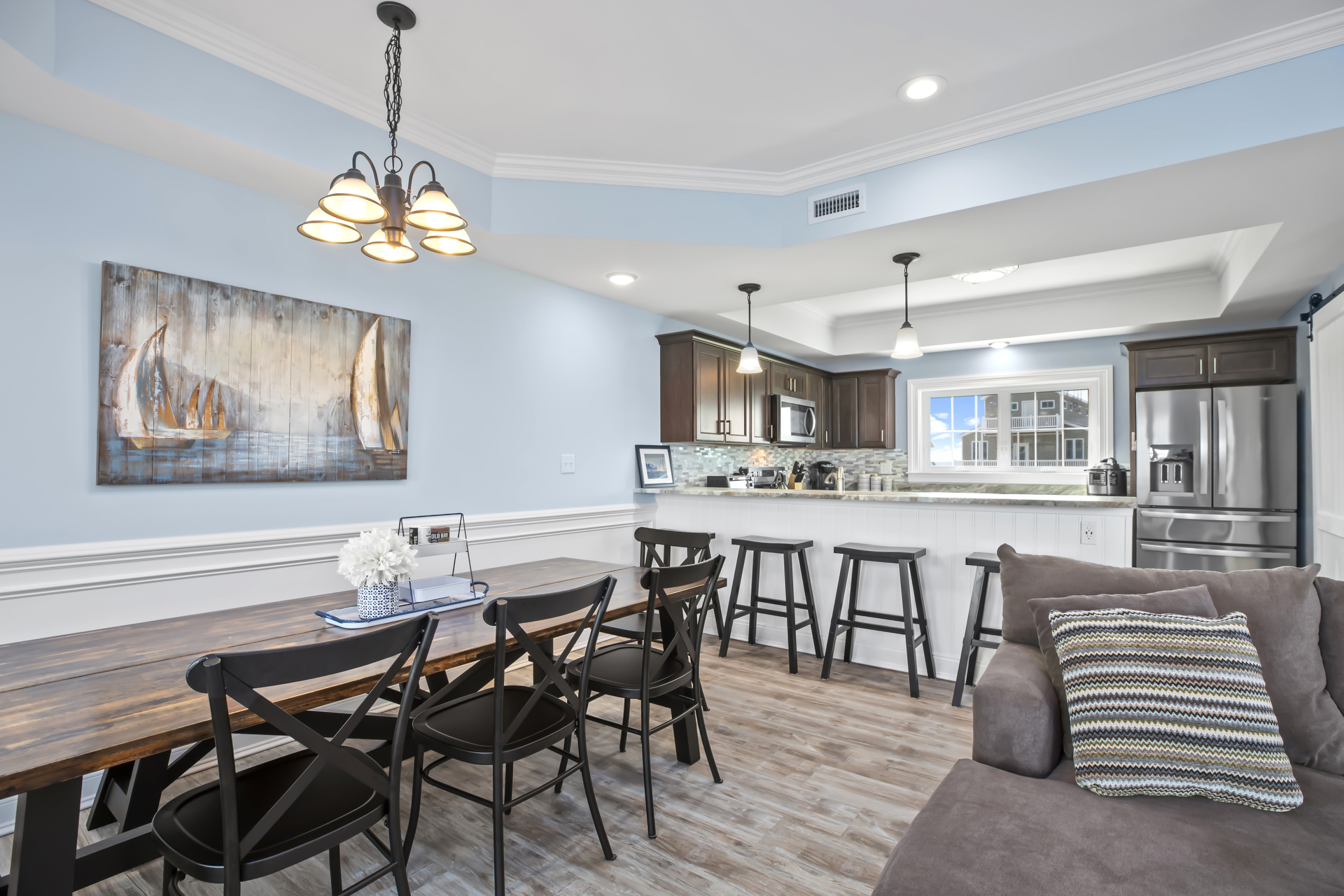 Dine in the comfort of the AC......