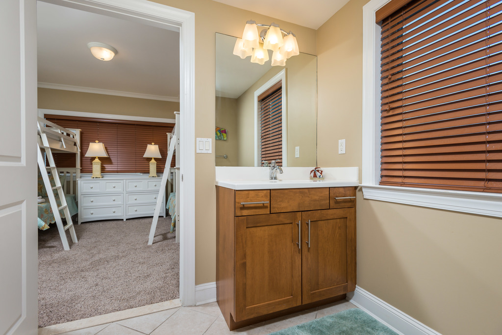 Jack and Jill Bathroom.