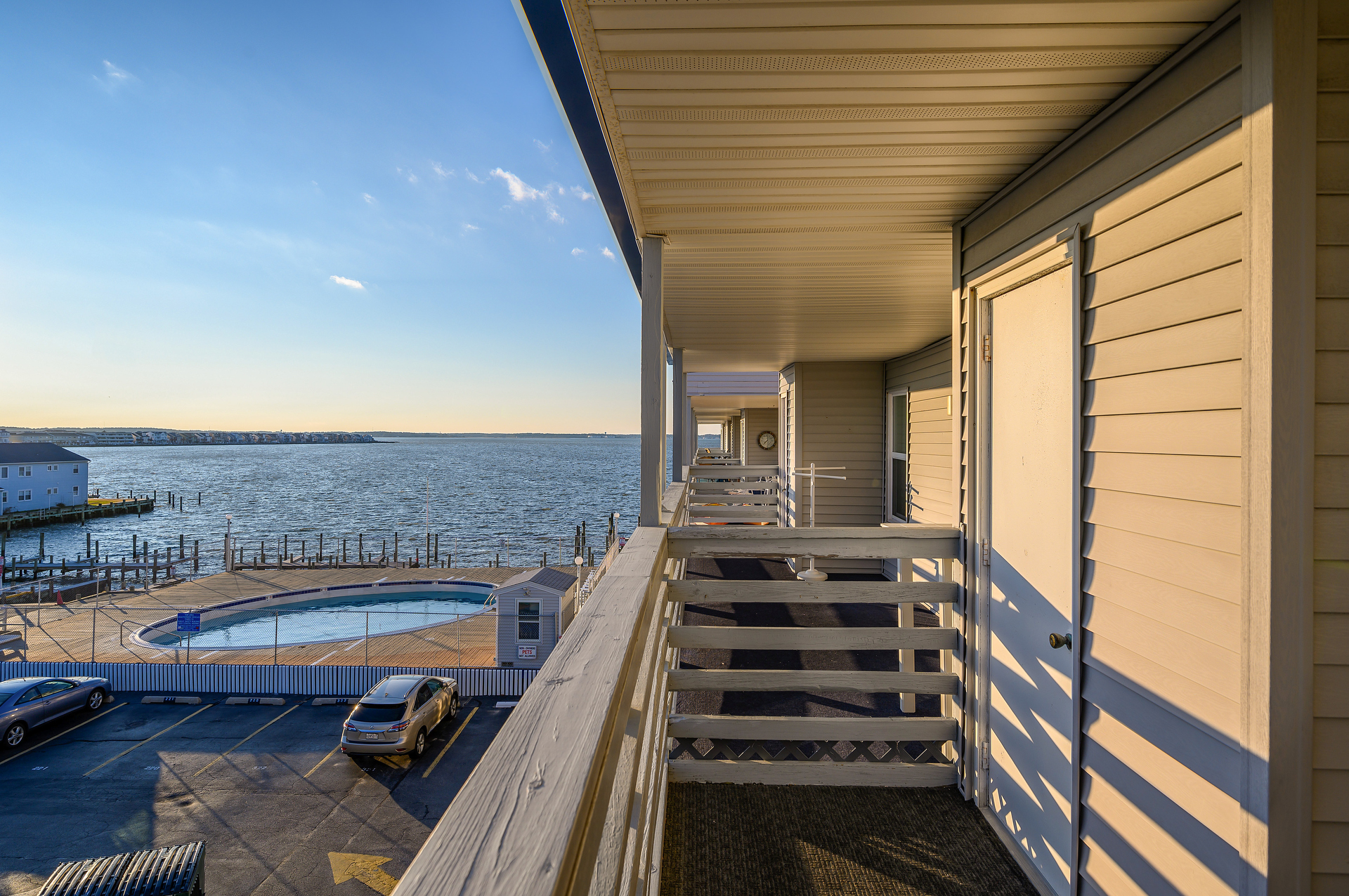 Bradley on the Bay has an awesome Bayfront Swimming Pool