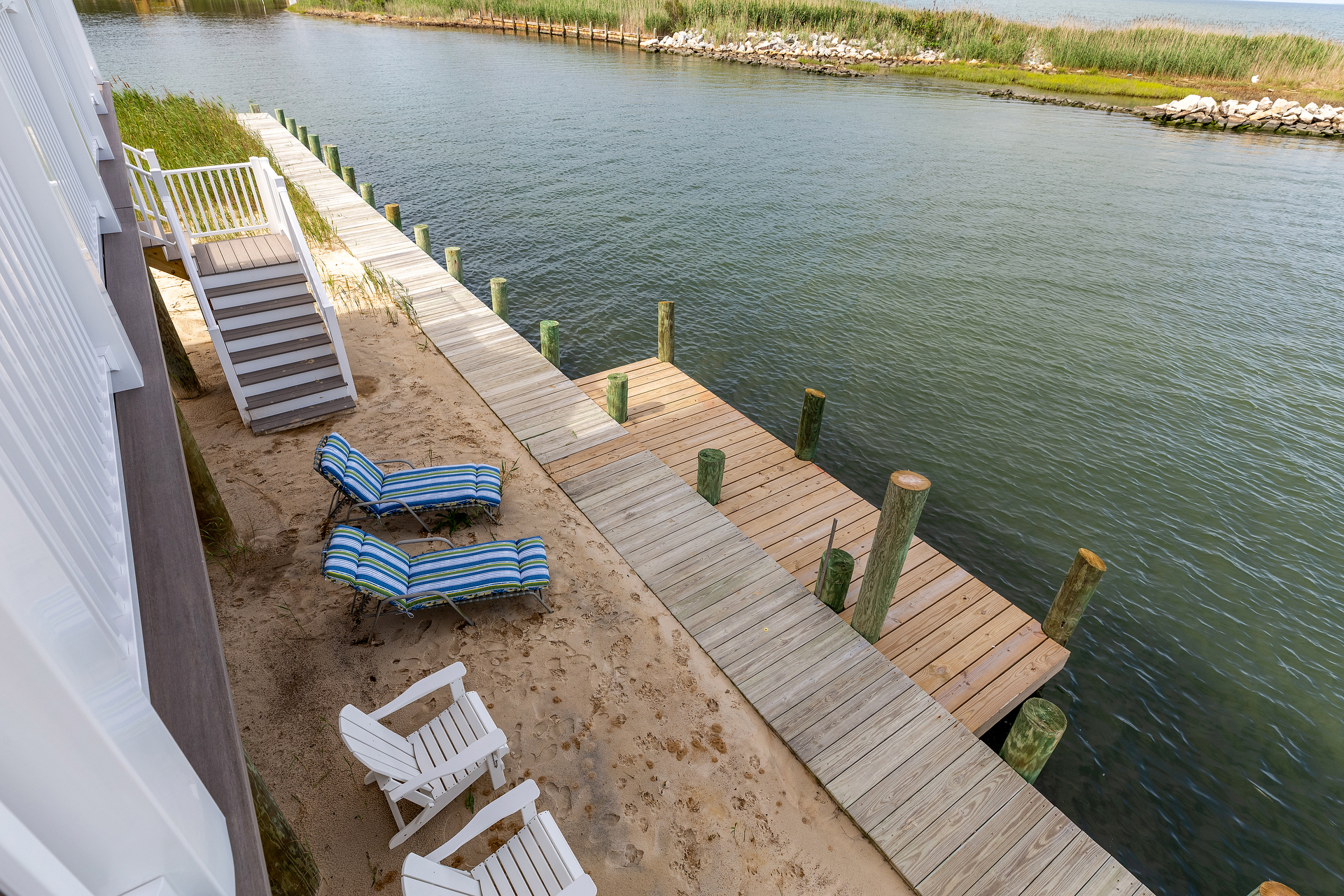 The kids will have a blast crabbing and fishing.