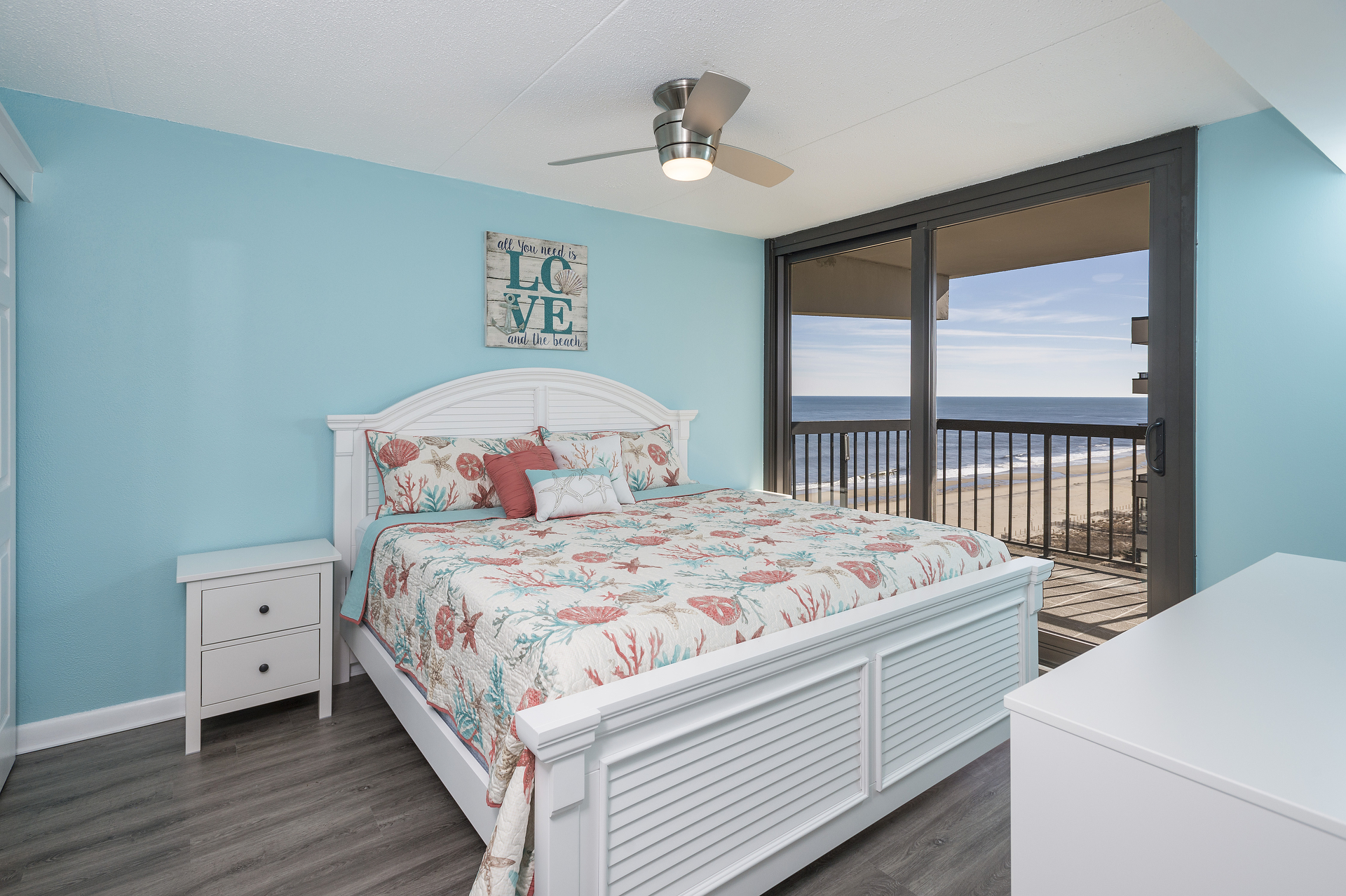 Spectacular Primary Bedroom feels as if you`re on a Cruise Ship.