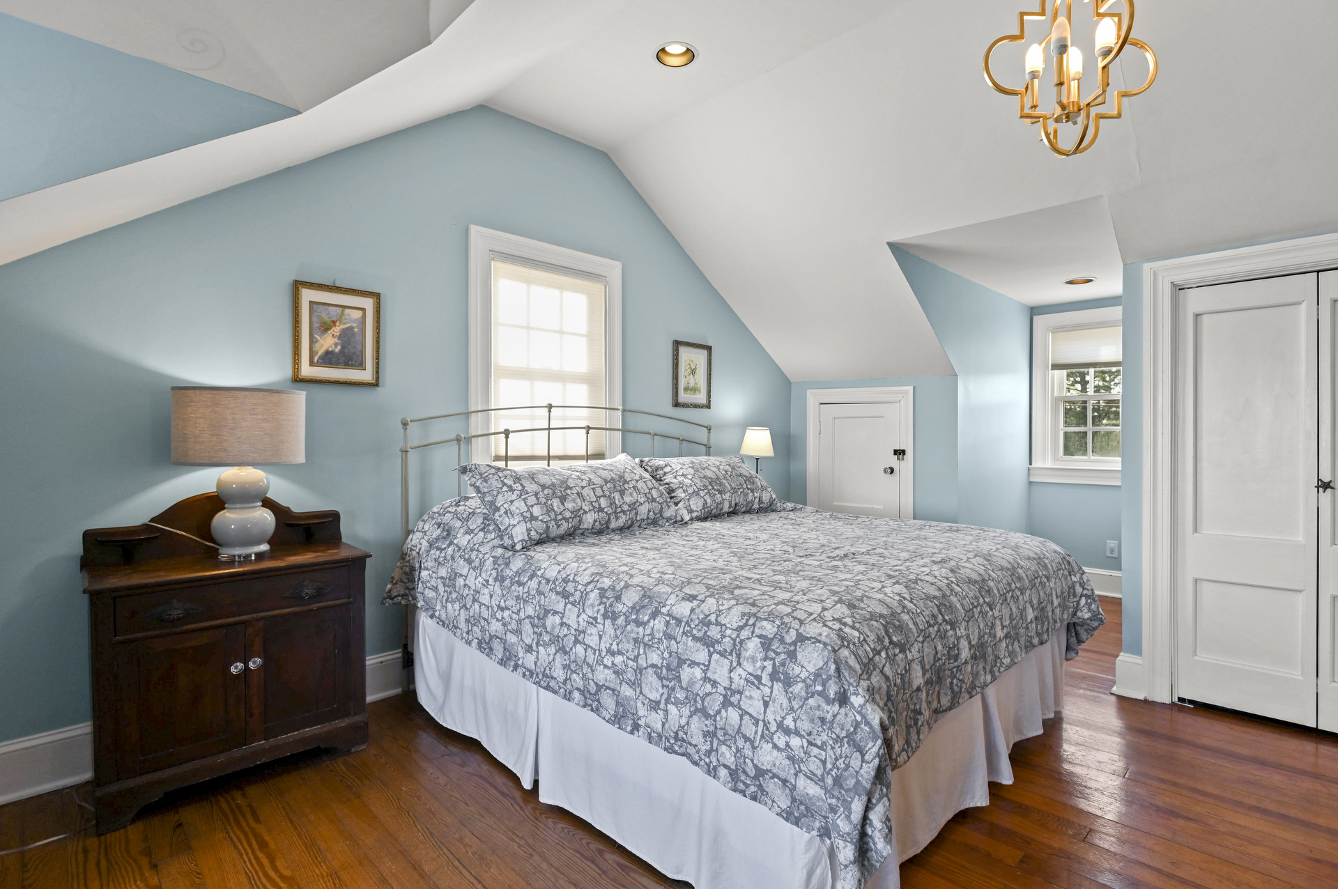 Also upstairs is the very Private Master Bedroom with King Bed.