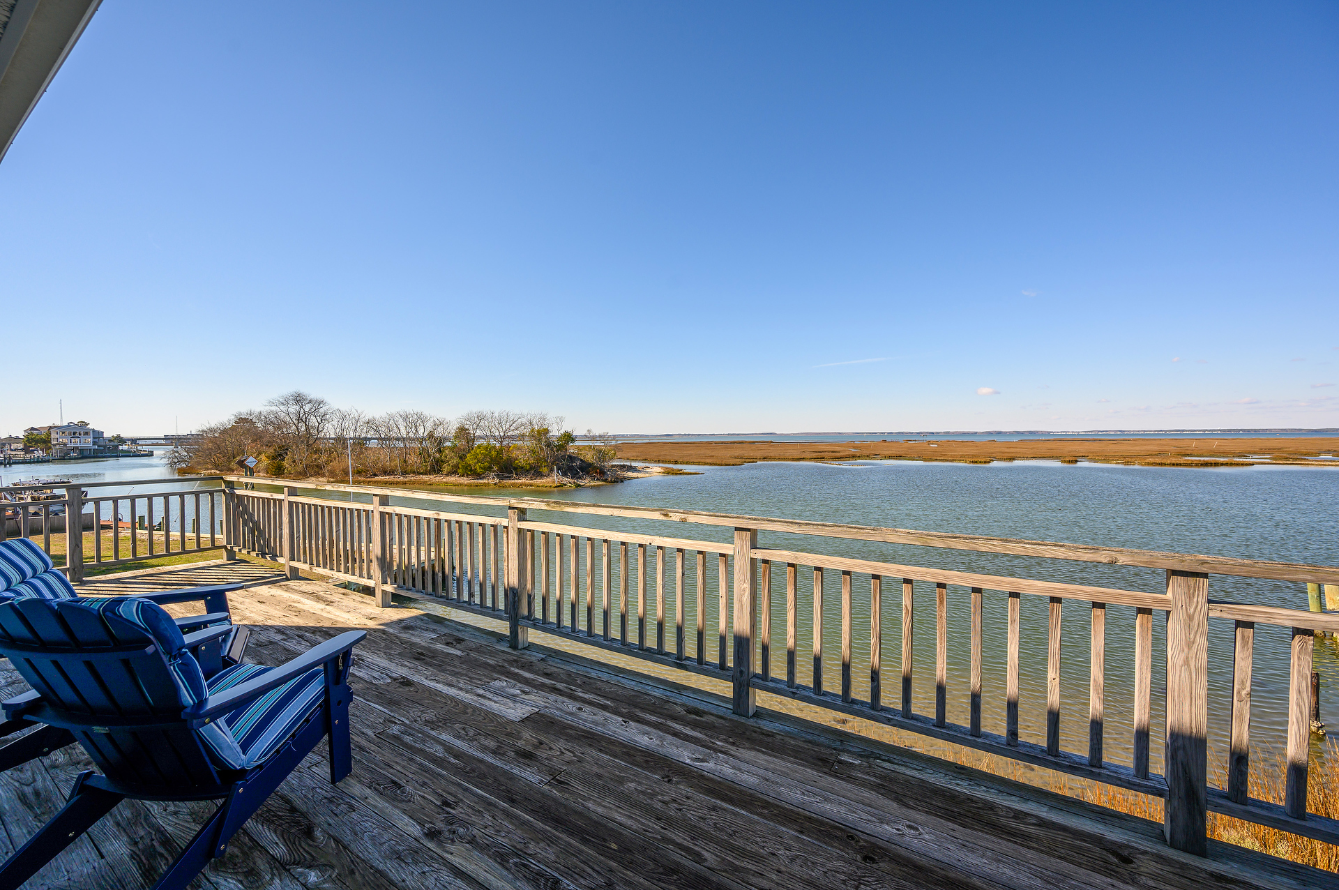 Enjoy stunning Views of the Creek and Chincoteague Bay.