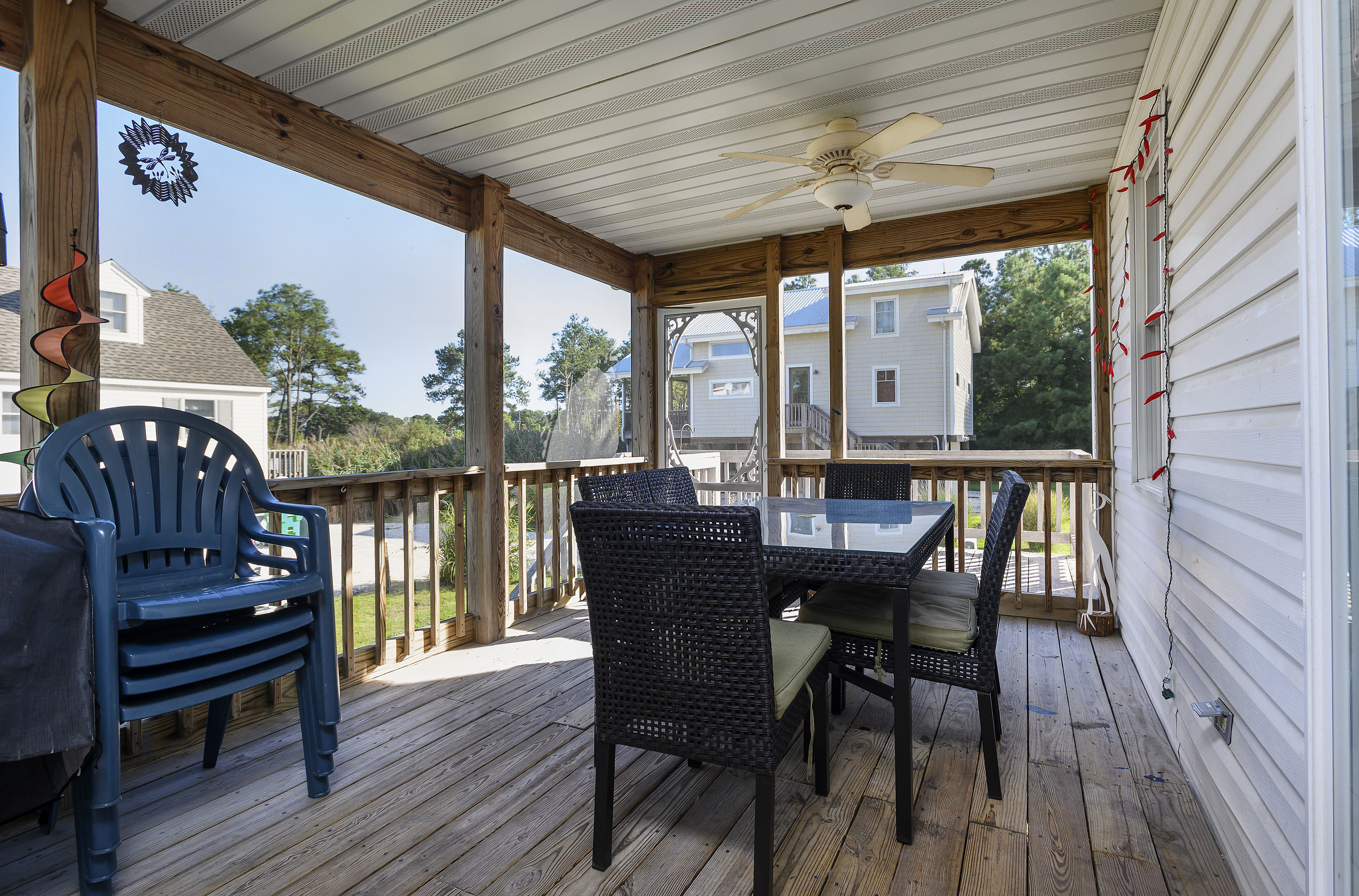 Enjoy some Fresh Caught Crabs on the Porch & take in that salty, sweet sea breeze.