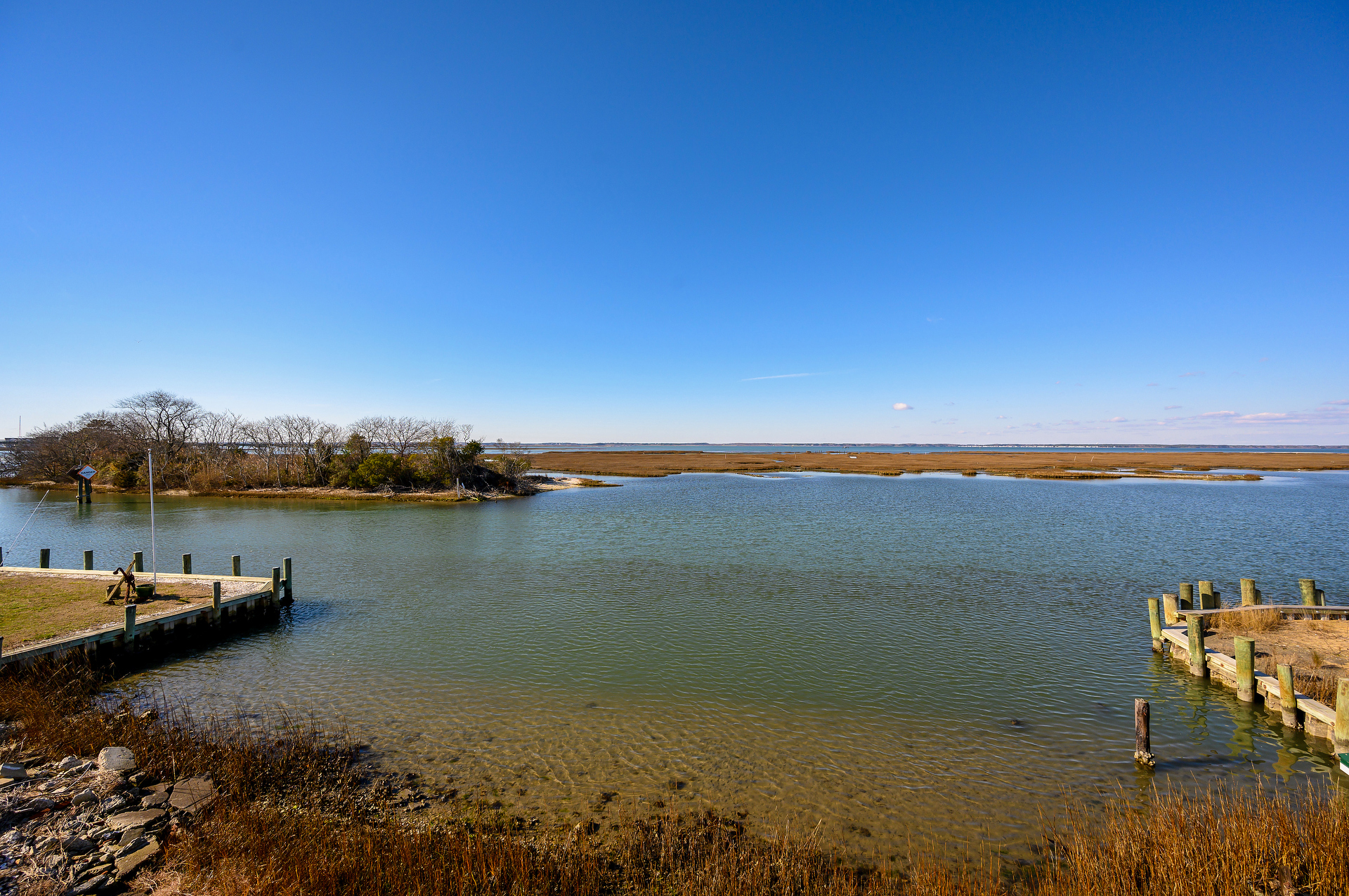 And glancing to the left towards Lewis Creek.