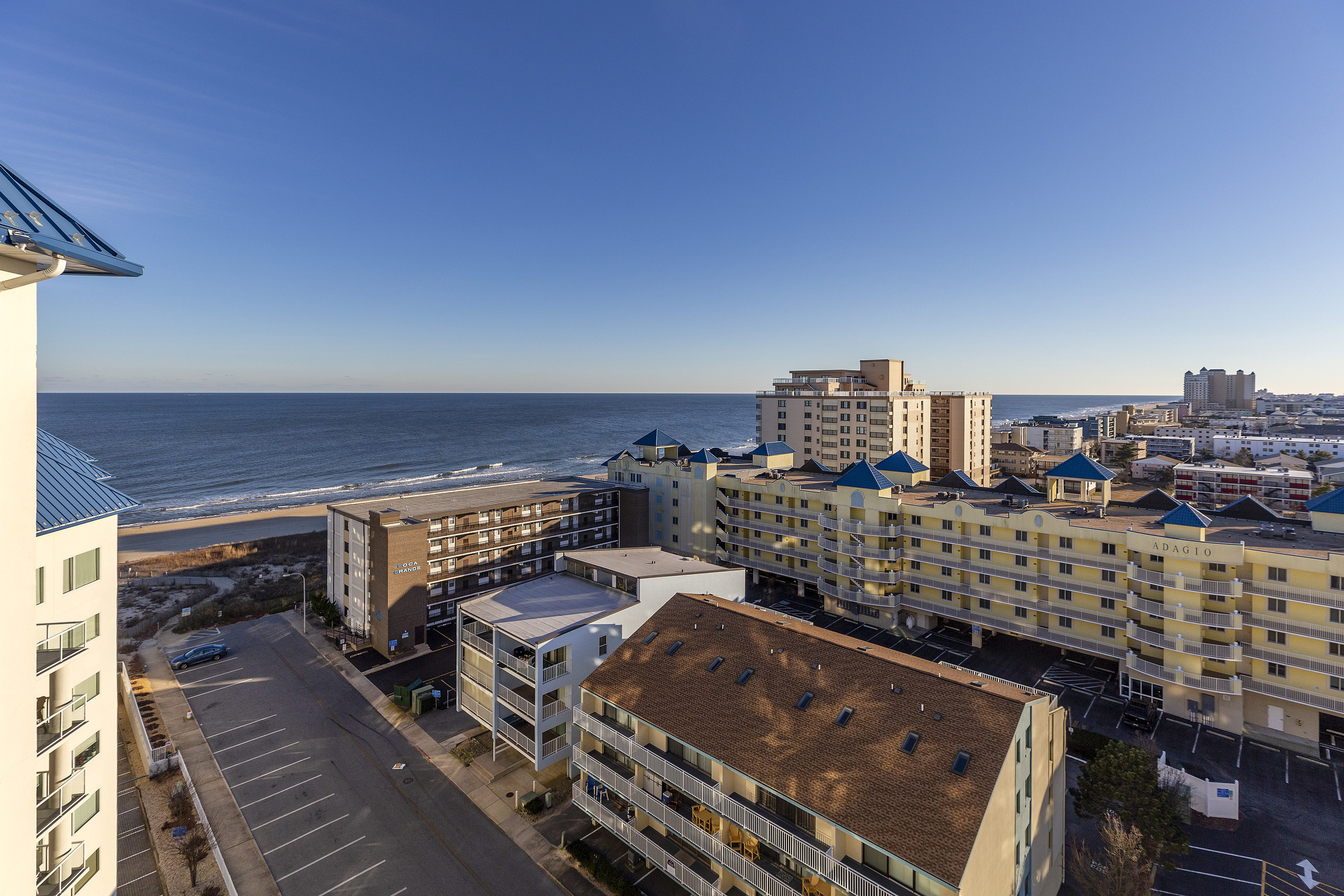 Watch the waves crash on the Beach & watch the Dolphin frolic.